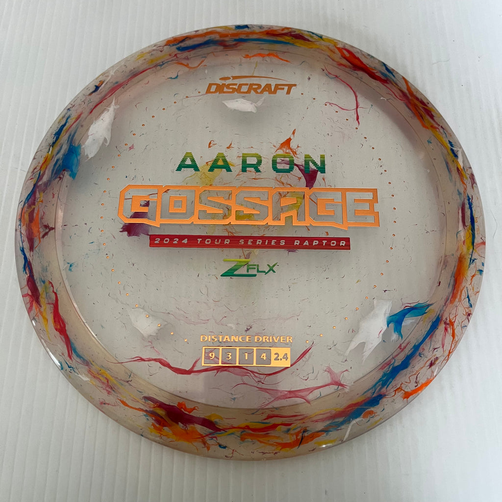 Discraft 2024 Aaron Gossage Tour Series Jawbreaker Z FLX Raptor 9/4/0/3