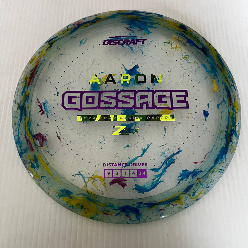Discraft 2024 Aaron Gossage Tour Series Jawbreaker Z FLX Raptor 9/4/0/3