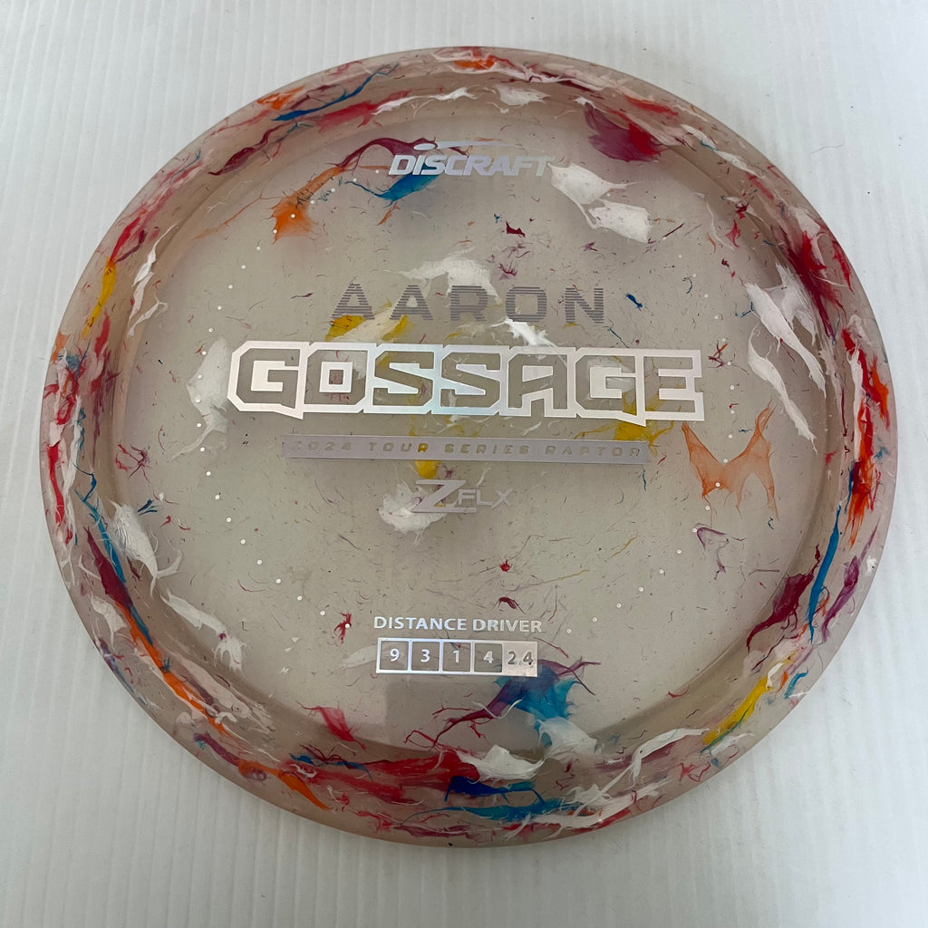 Discraft 2024 Aaron Gossage Tour Series Jawbreaker Z FLX Raptor 9/4/0/3