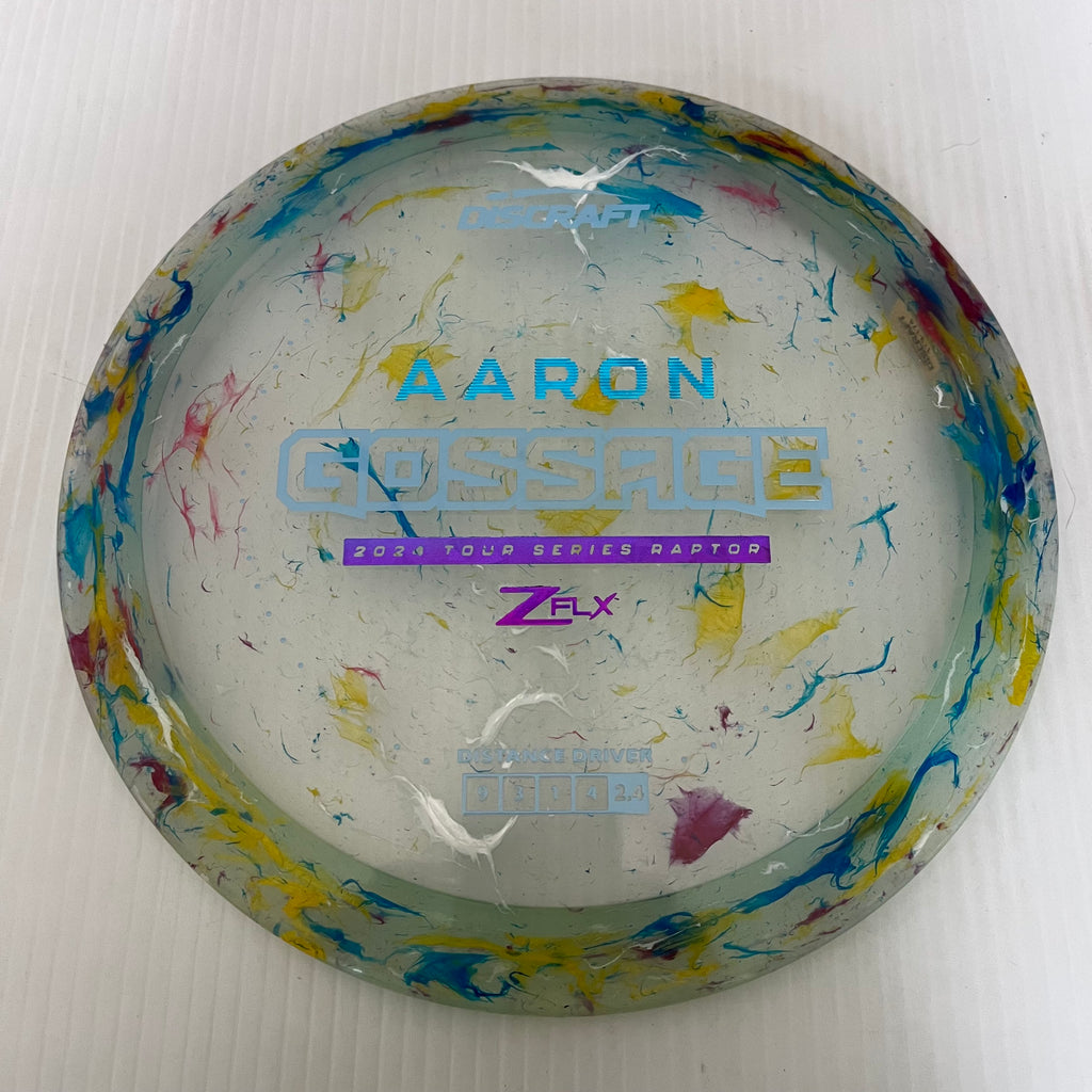 Discraft 2024 Aaron Gossage Tour Series Jawbreaker Z FLX Raptor 9/4/0/3