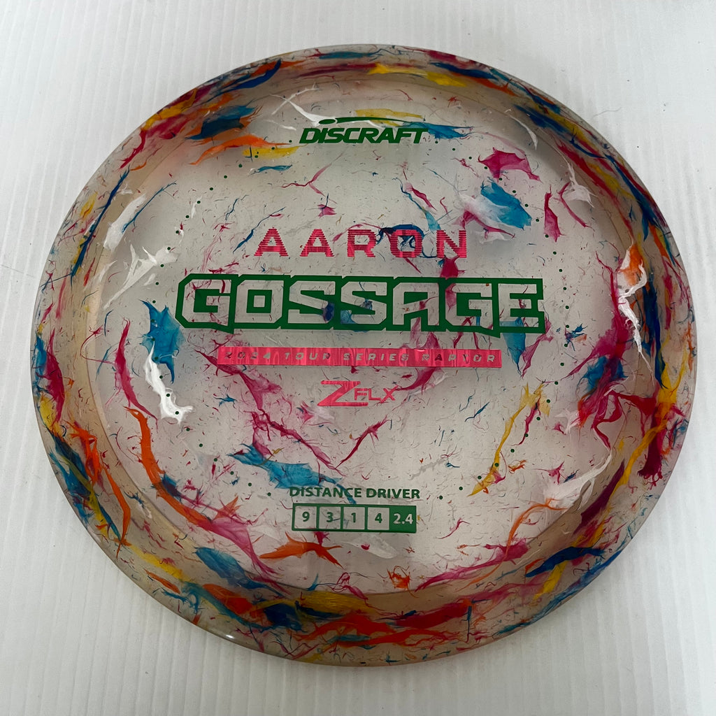 Discraft 2024 Aaron Gossage Tour Series Jawbreaker Z FLX Raptor 9/4/0/3