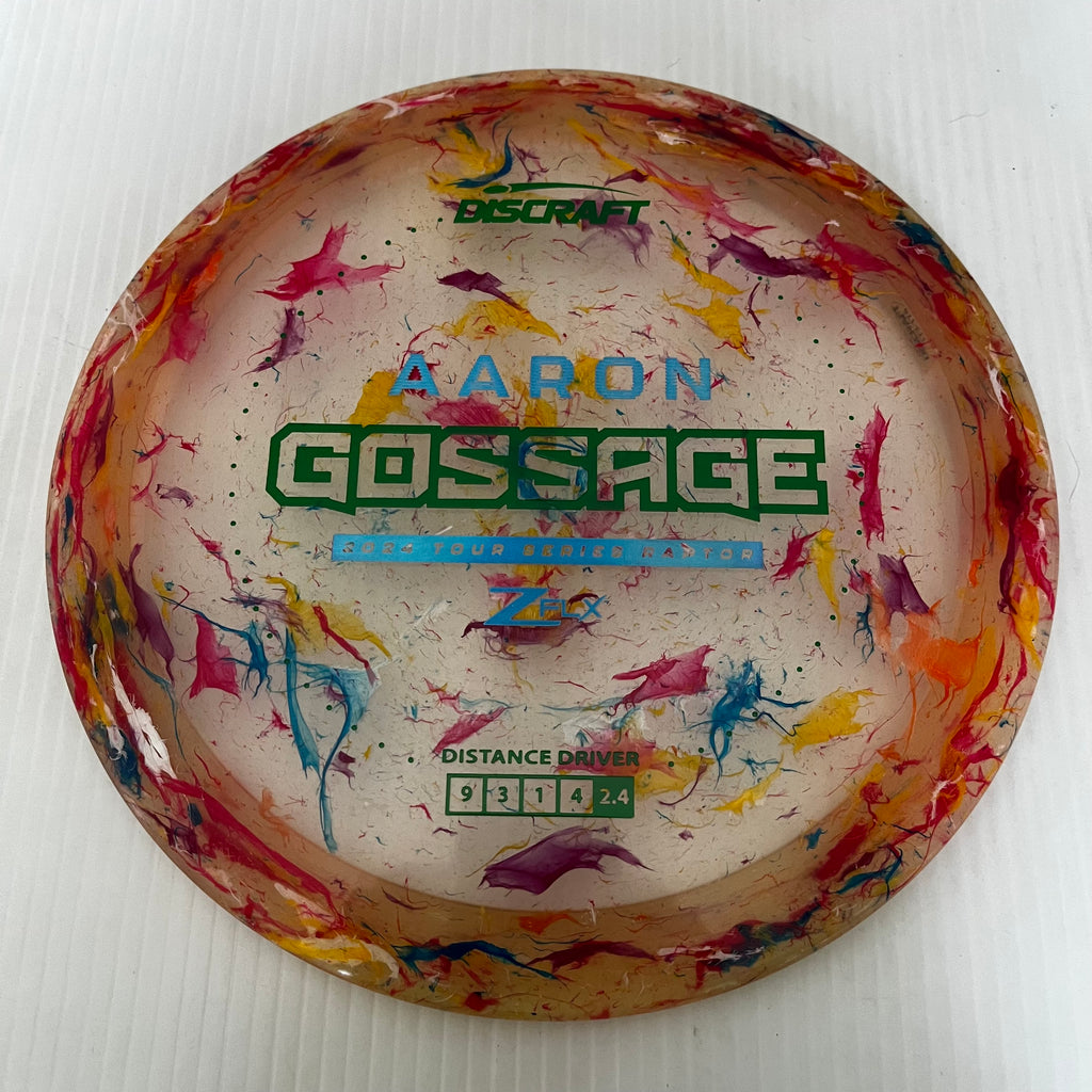 Discraft 2024 Aaron Gossage Tour Series Jawbreaker Z FLX Raptor 9/4/0/3