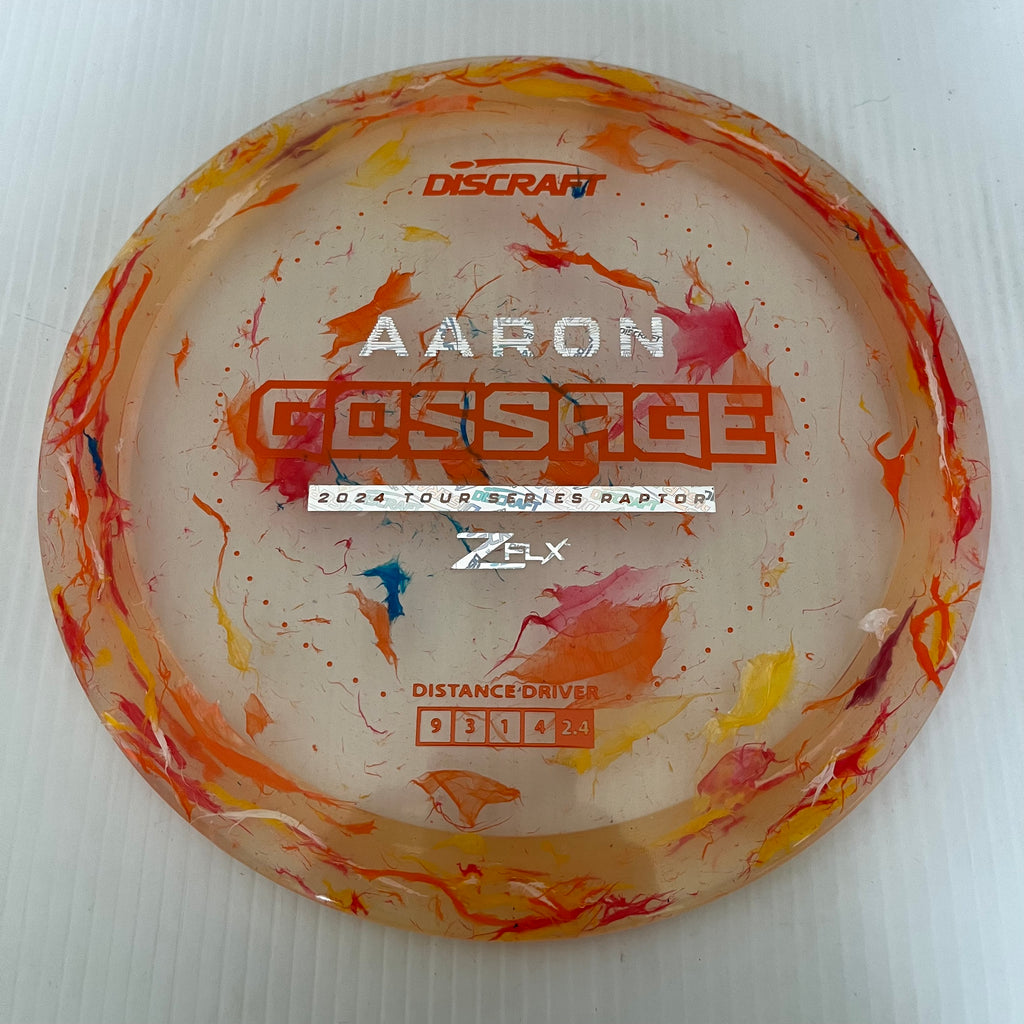 Discraft 2024 Aaron Gossage Tour Series Jawbreaker Z FLX Raptor 9/4/0/3