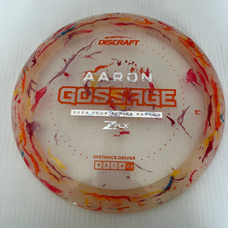 Discraft 2024 Aaron Gossage Tour Series Jawbreaker Z FLX Raptor 9/4/0/3
