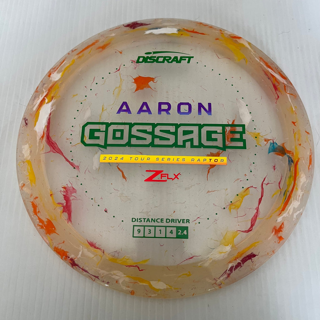 Discraft 2024 Aaron Gossage Tour Series Jawbreaker Z FLX Raptor 9/4/0/3