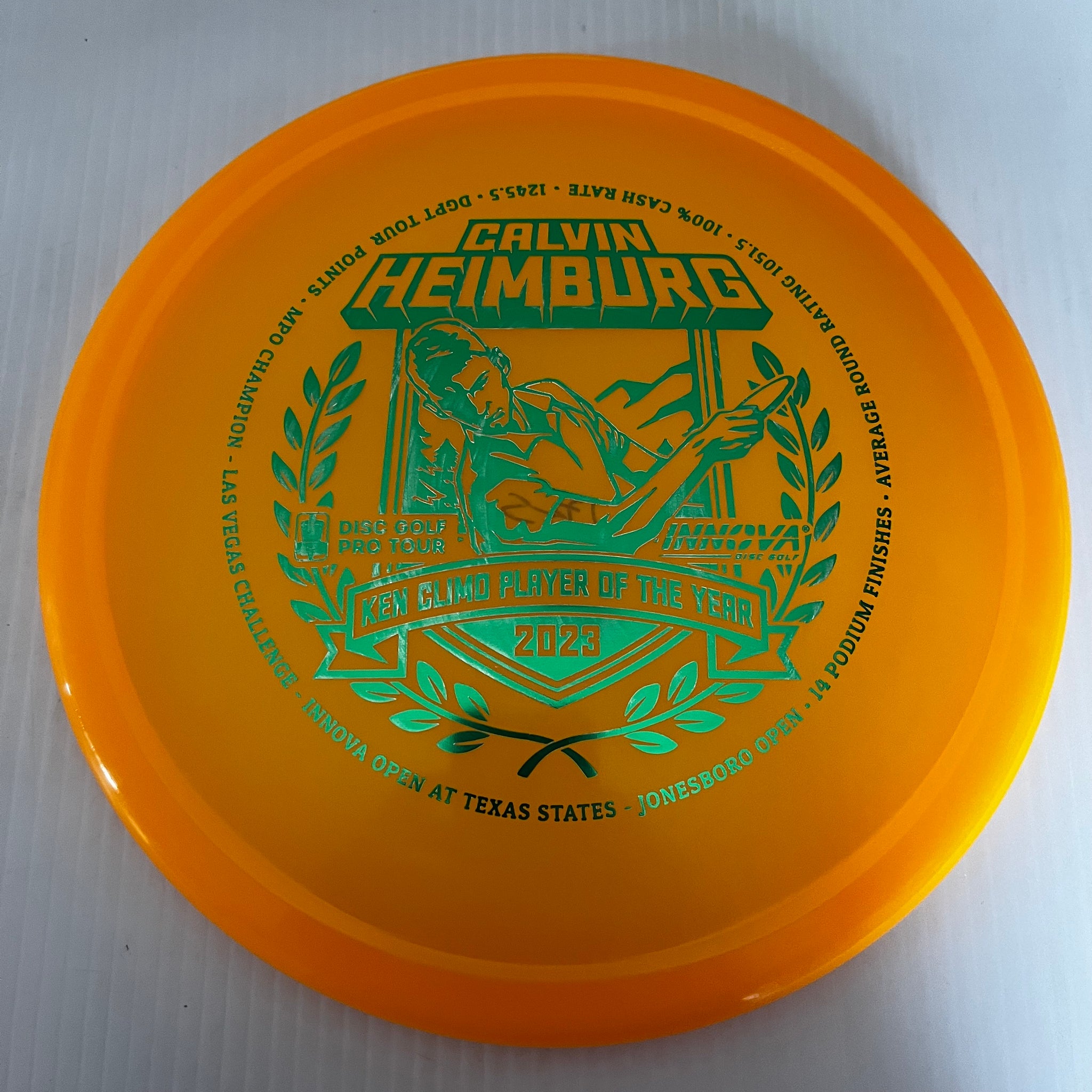 Innova 2023 Calvin Heimburg POTY Champion Rhyno 2/1/0/3