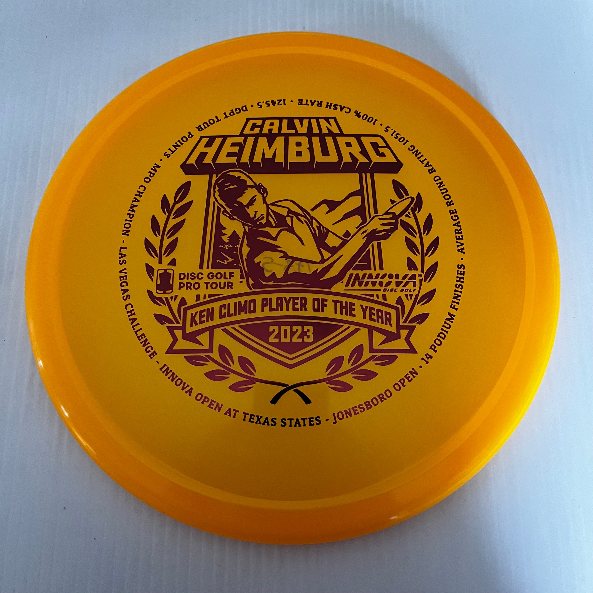 Innova 2023 Calvin Heimburg POTY Champion Rhyno 2/1/0/3