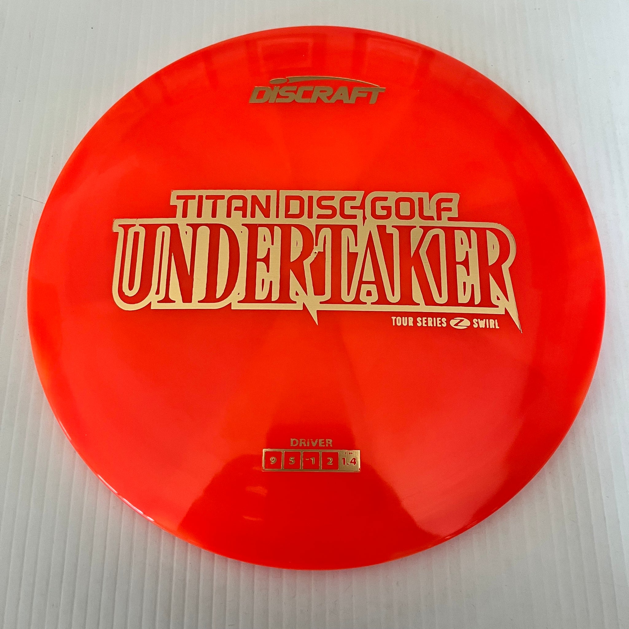 Discraft 2025 Titan Open Tour Series Z Swirl Blend Undertaker 9/5/-1/2