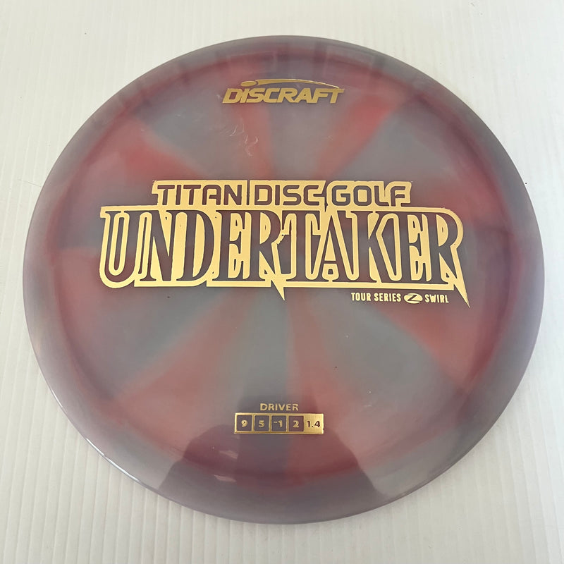 Discraft 2025 Titan Open Tour Series Z Swirl Blend Undertaker 9/5/-1/2