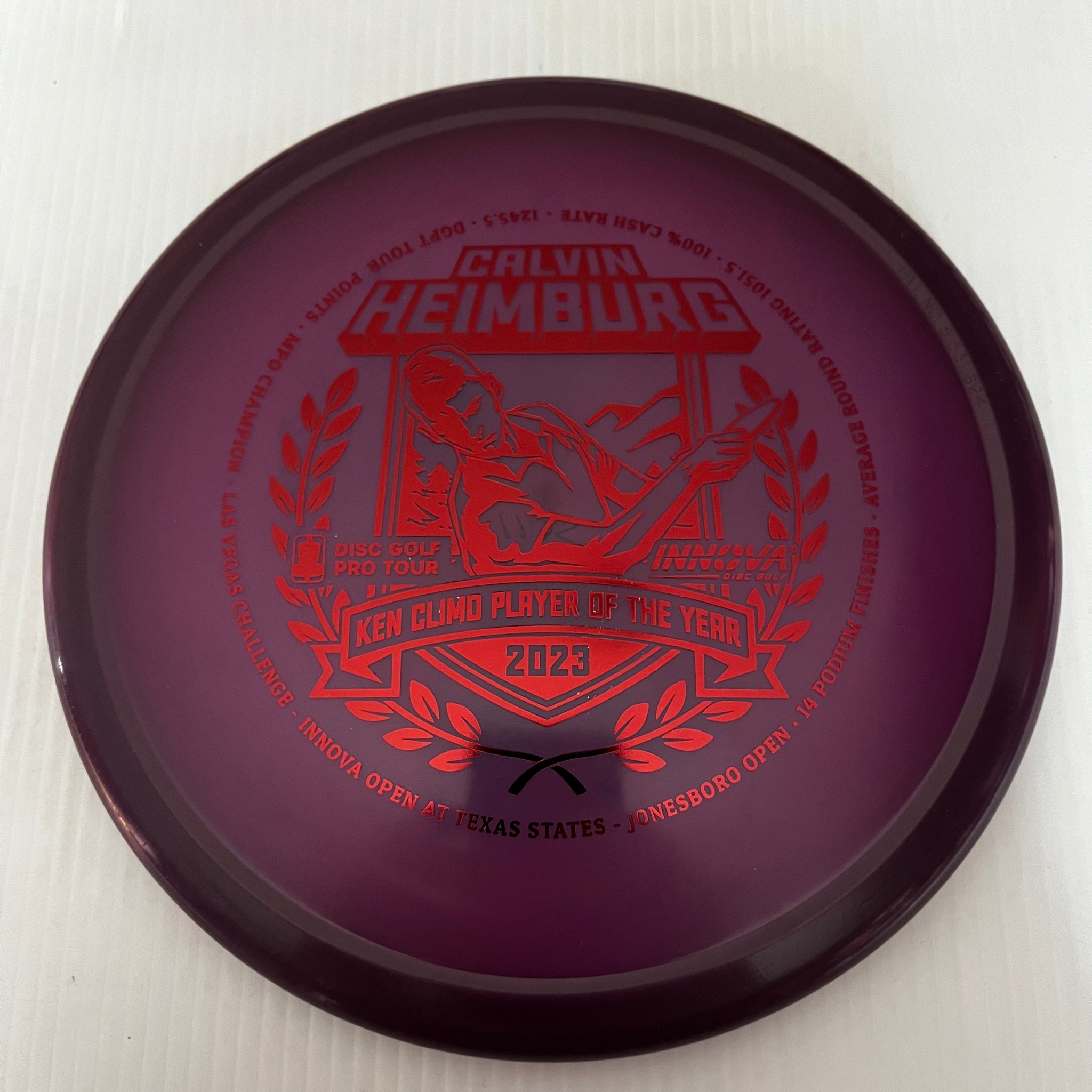 Innova 2023 Calvin Heimburg POTY Champion Rhyno 2/1/0/3