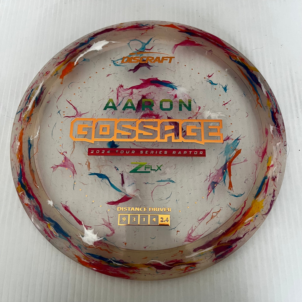 Discraft 2024 Aaron Gossage Tour Series Jawbreaker Z FLX Raptor 9/4/0/3