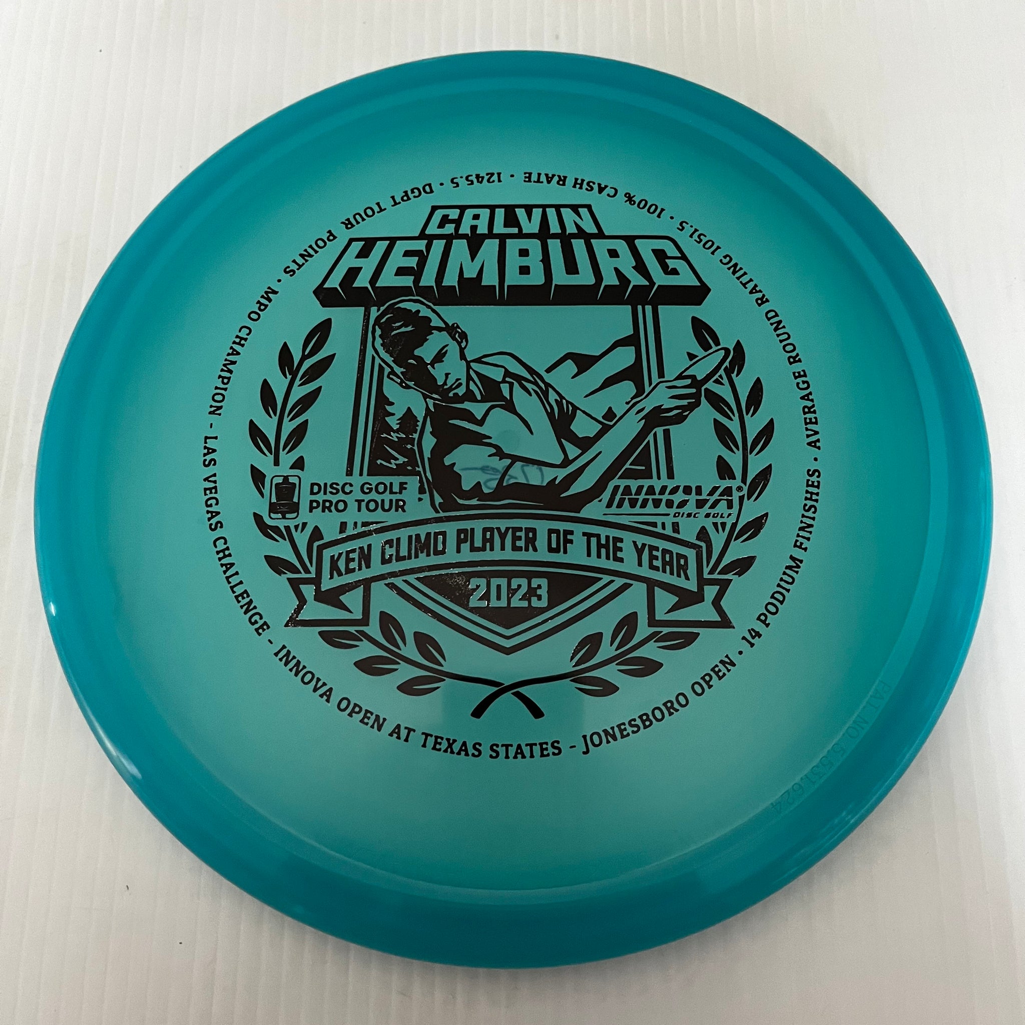 Innova 2023 Calvin Heimburg POTY Champion Rhyno 2/1/0/3