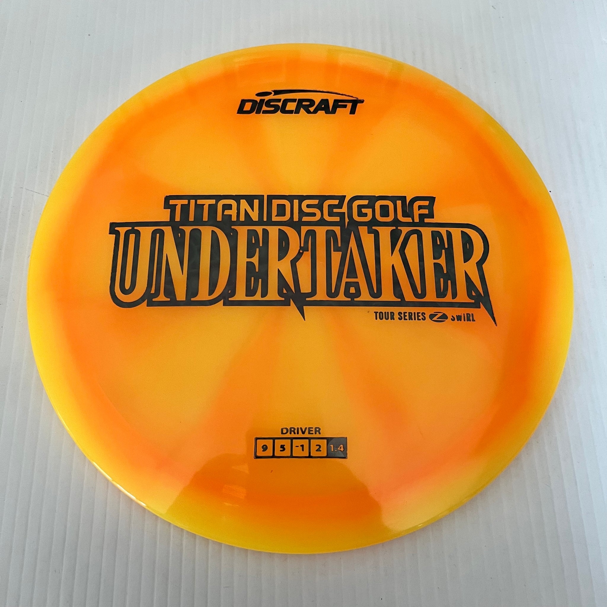 Discraft 2025 Titan Open Tour Series Z Swirl Blend Undertaker 9/5/-1/2