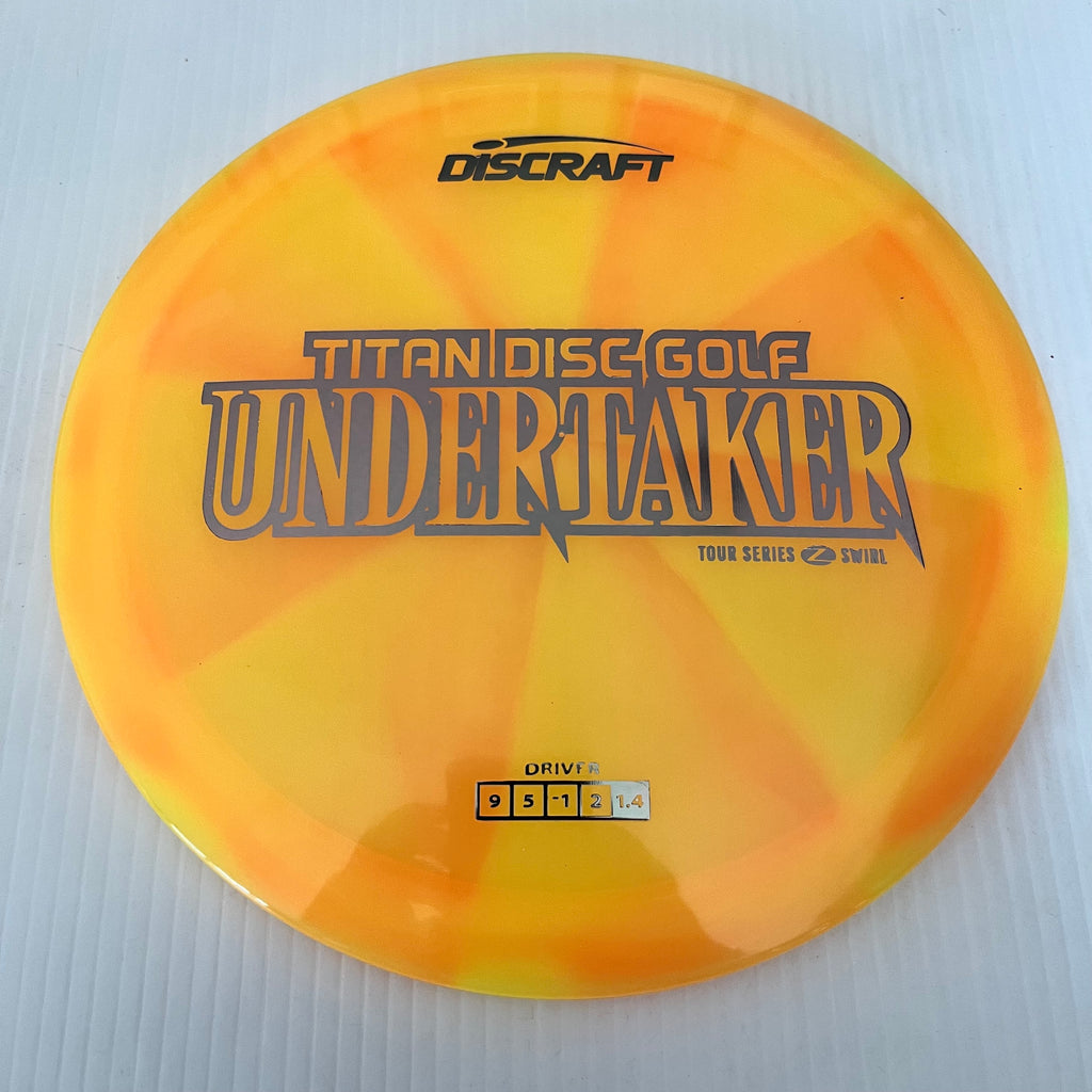 Discraft 2025 Titan Open Tour Series Z Swirl Blend Undertaker 9/5/-1/2