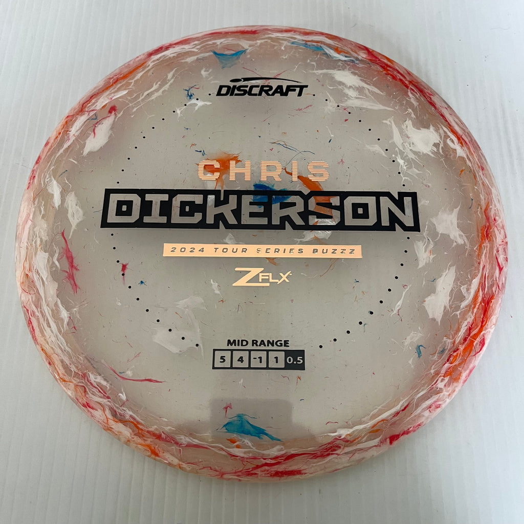Discraft 2024 Chris Dickerson Tour Series Jawbreaker Z FLX Buzzz 5/4/-1/1