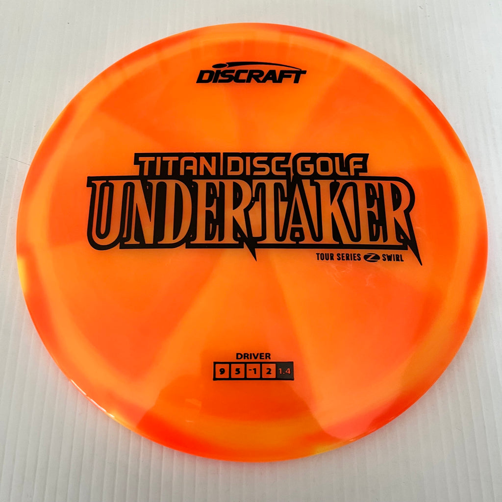 Discraft 2025 Titan Open Tour Series Z Swirl Blend Undertaker 9/5/-1/2