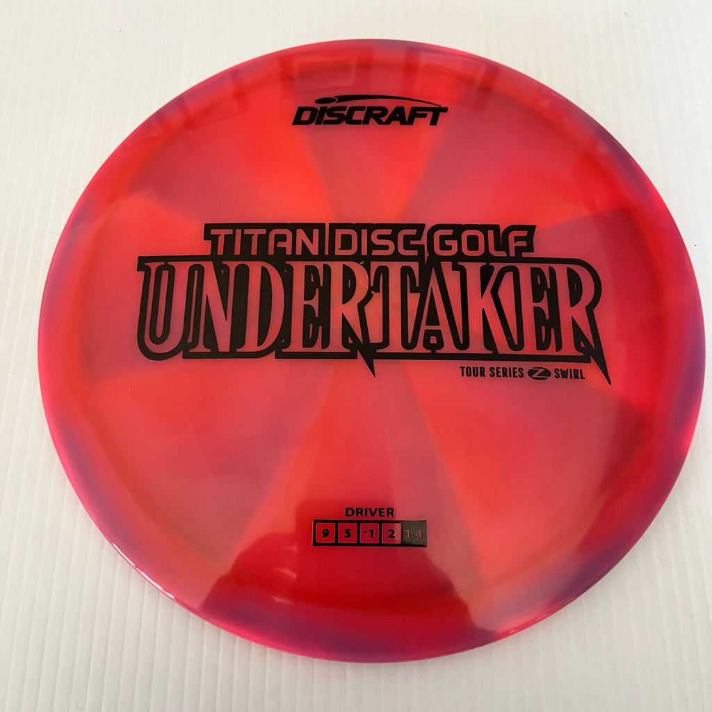 Discraft 2025 Titan Open Tour Series Z Swirl Blend Undertaker 9/5/-1/2
