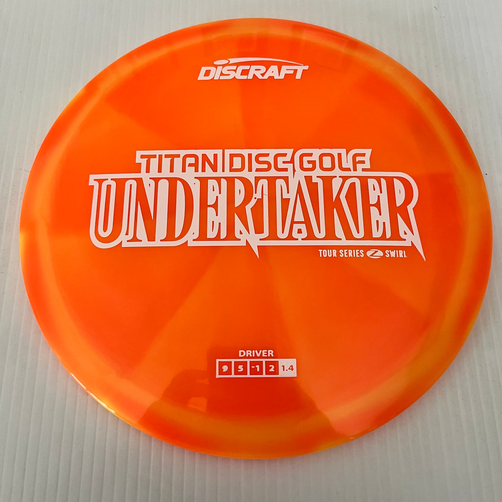 Discraft 2025 Titan Open Tour Series Z Swirl Blend Undertaker 9/5/-1/2