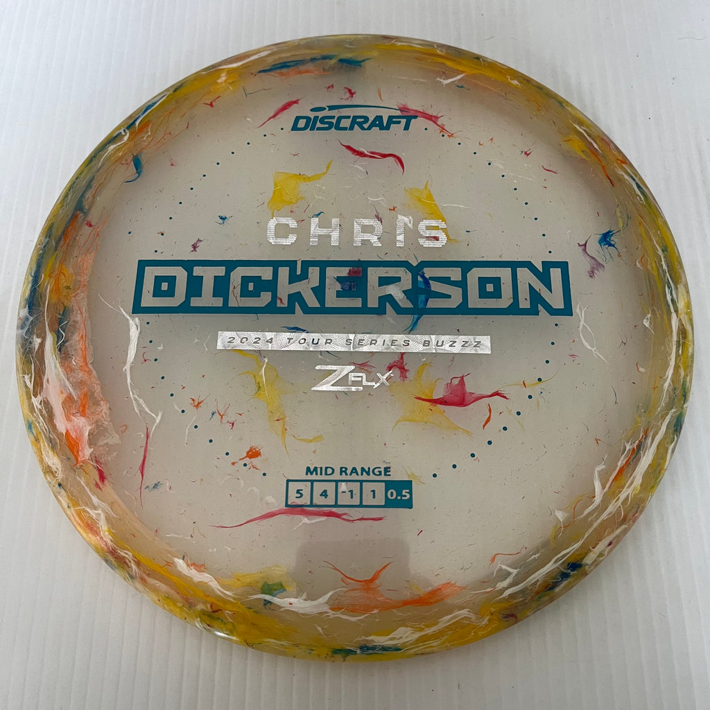 Discraft 2024 Chris Dickerson Tour Series Jawbreaker Z FLX Buzzz 5/4/-1/1