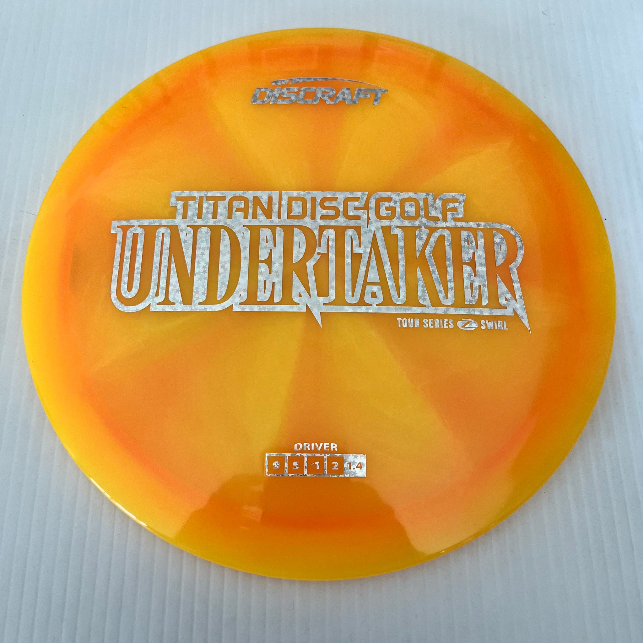 Discraft 2025 Titan Open Tour Series Z Swirl Blend Undertaker 9/5/-1/2