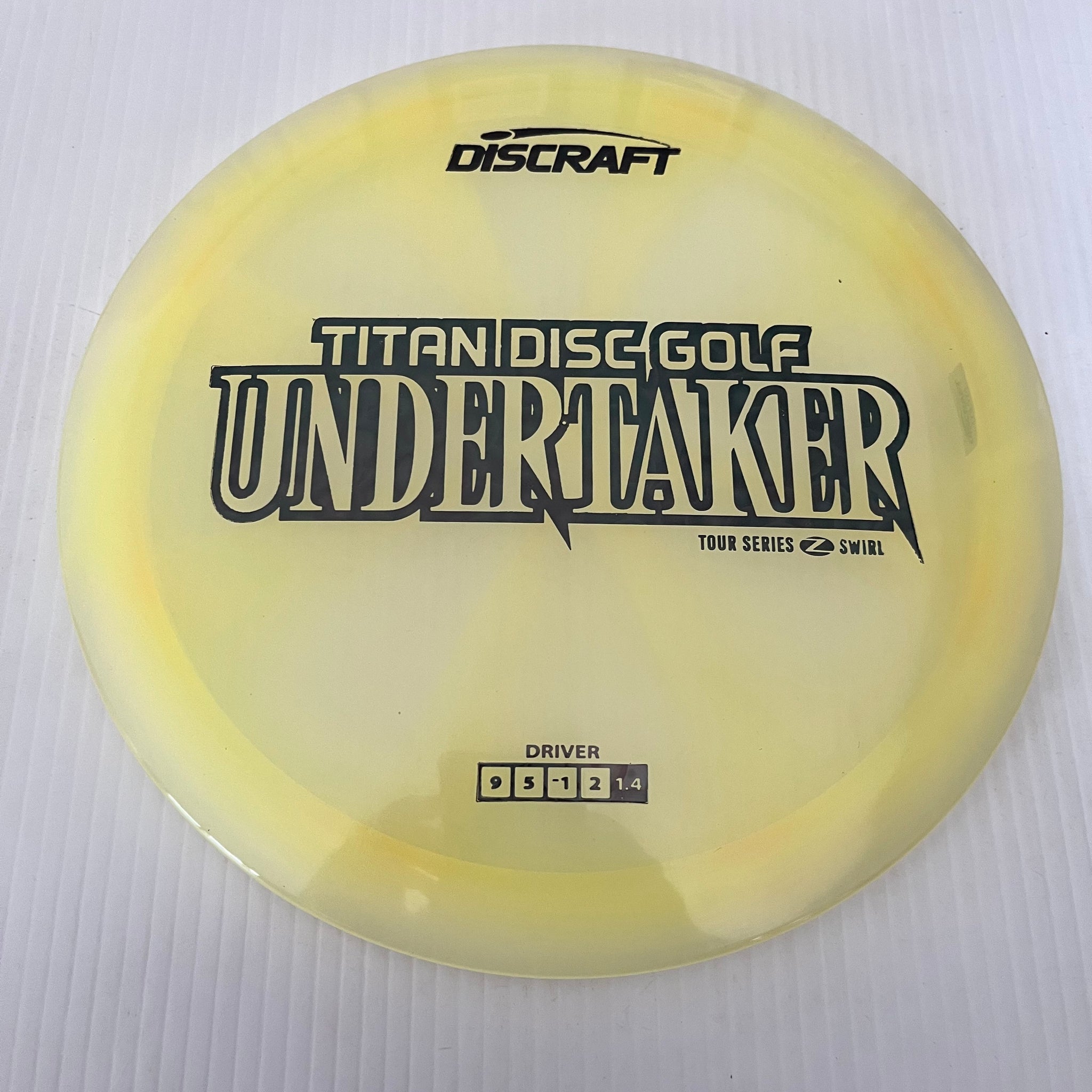 Discraft 2025 Titan Open Tour Series Z Swirl Blend Undertaker 9/5/-1/2