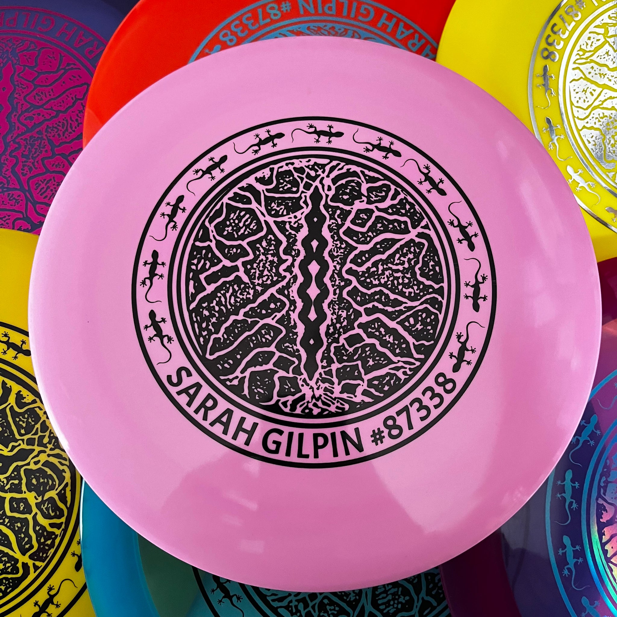 Dynamic Discs Sarah Gilpin Putting World Champion Signature Gecko Stamped Discs