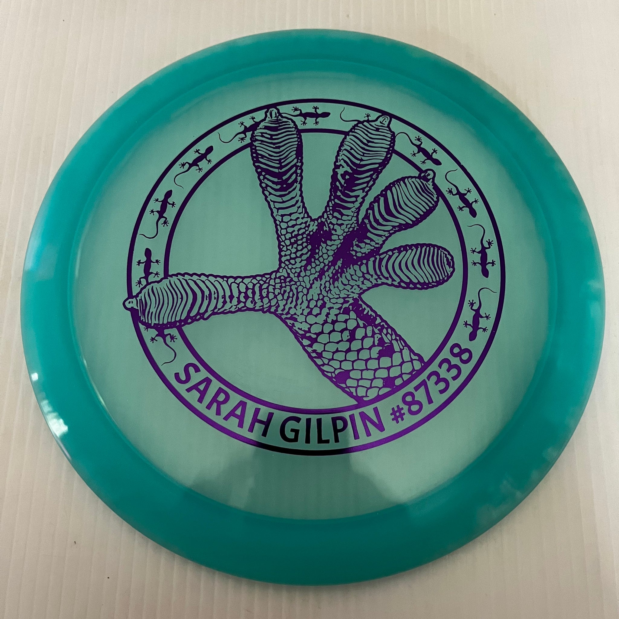 Dynamic Discs Sarah Gilpin Putting World Champion Signature Gecko Stamped Discs