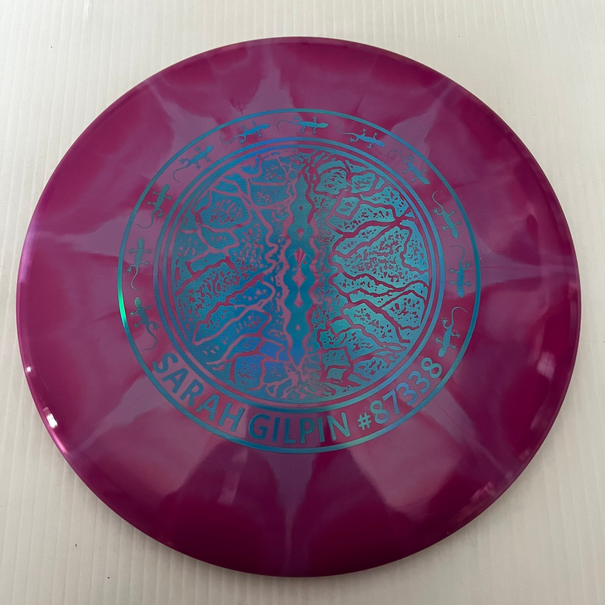 Dynamic Discs Sarah Gilpin Putting World Champion Signature Gecko Stamped Discs