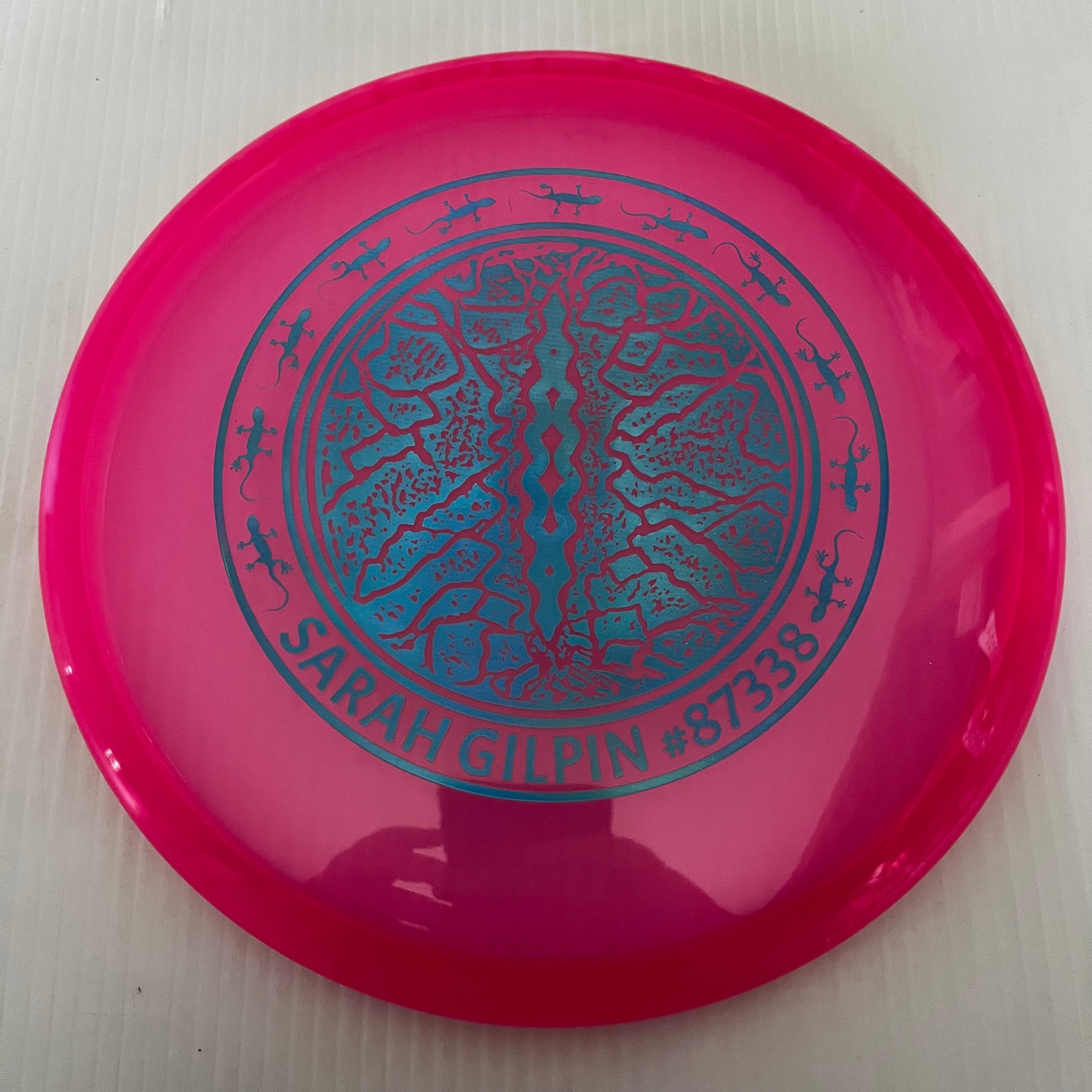 Dynamic Discs Sarah Gilpin Putting World Champion Signature Gecko Stamped Discs