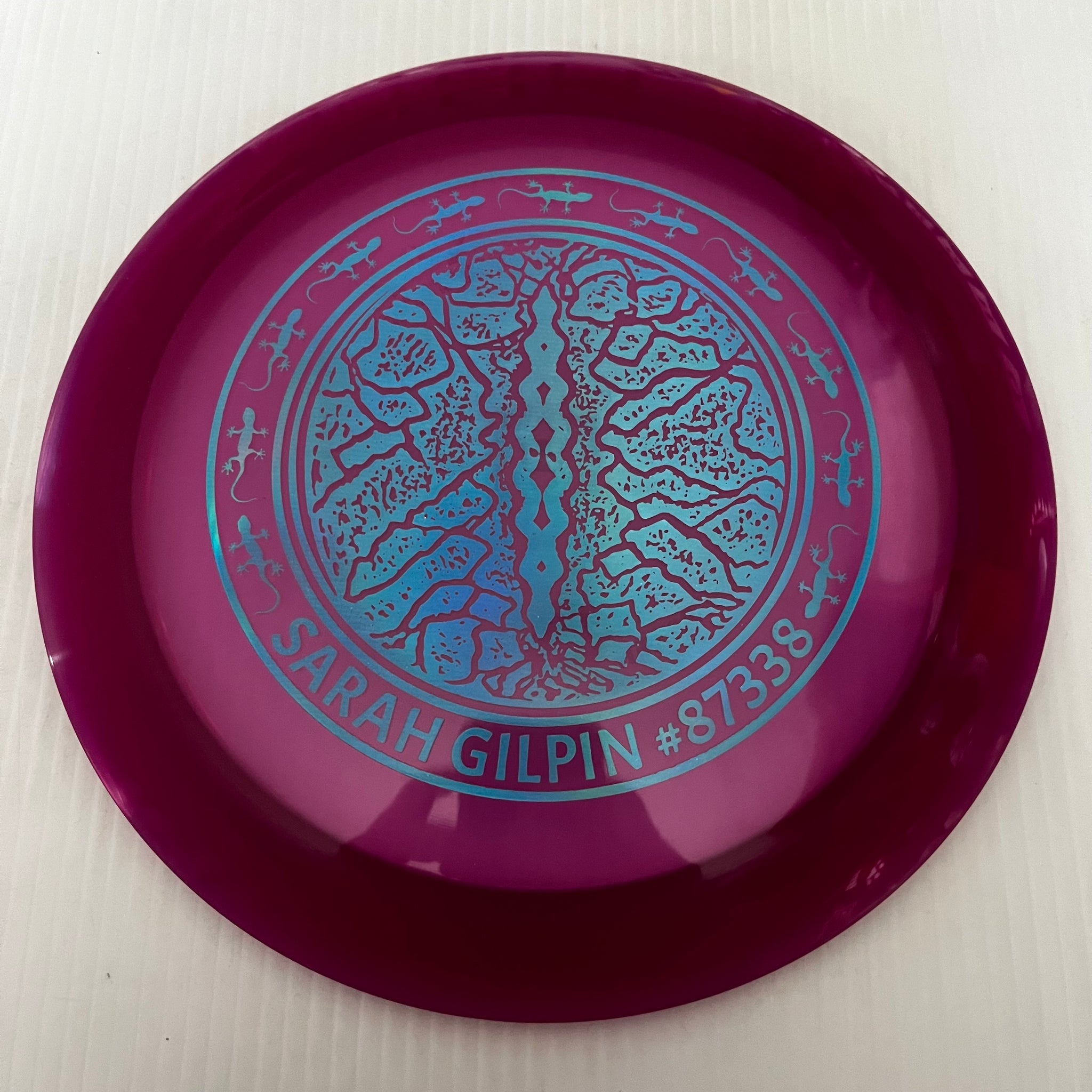 Dynamic Discs Sarah Gilpin Putting World Champion Signature Gecko Stamped Discs