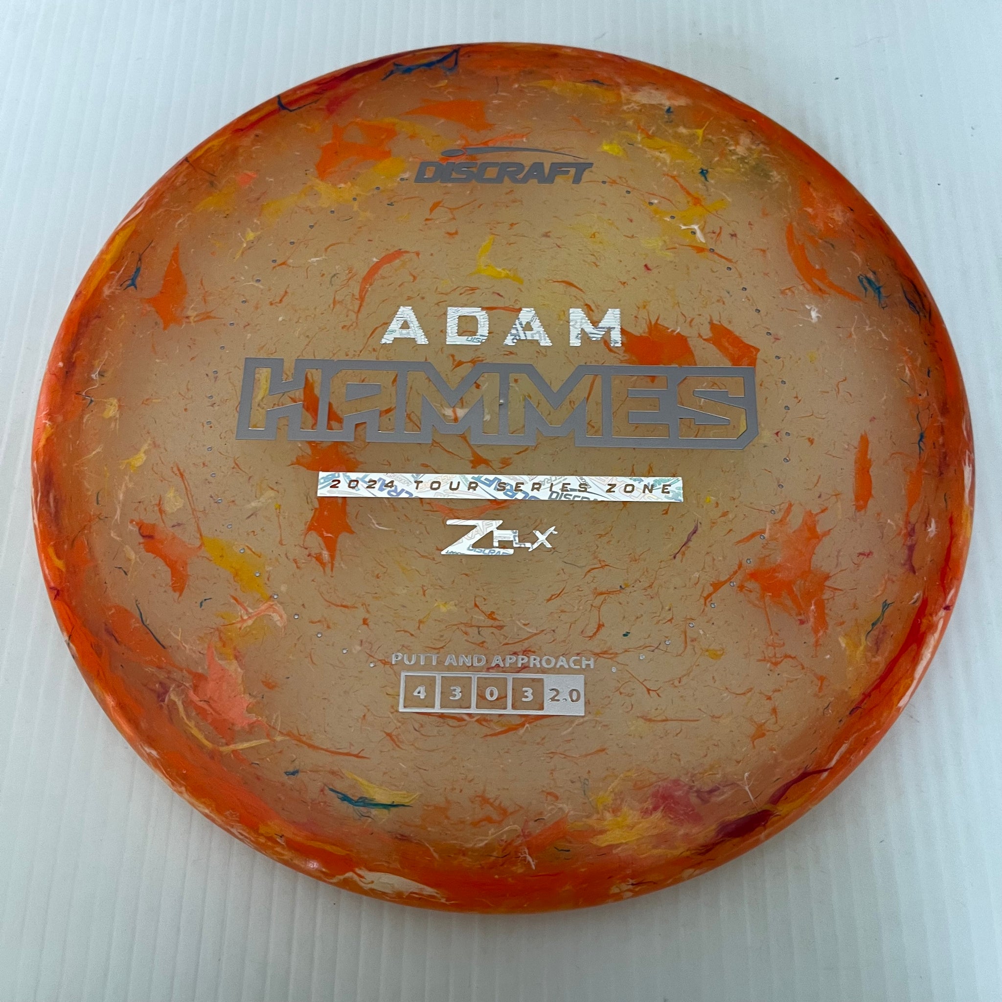 Discraft 2024 Adam Hammes Tour Series Jawbreaker Z FLX Zone 4/3/0/3