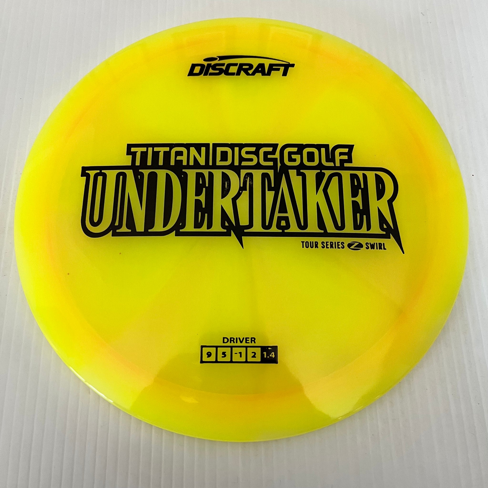 Discraft 2025 Titan Open Tour Series Z Swirl Blend Undertaker 9/5/-1/2