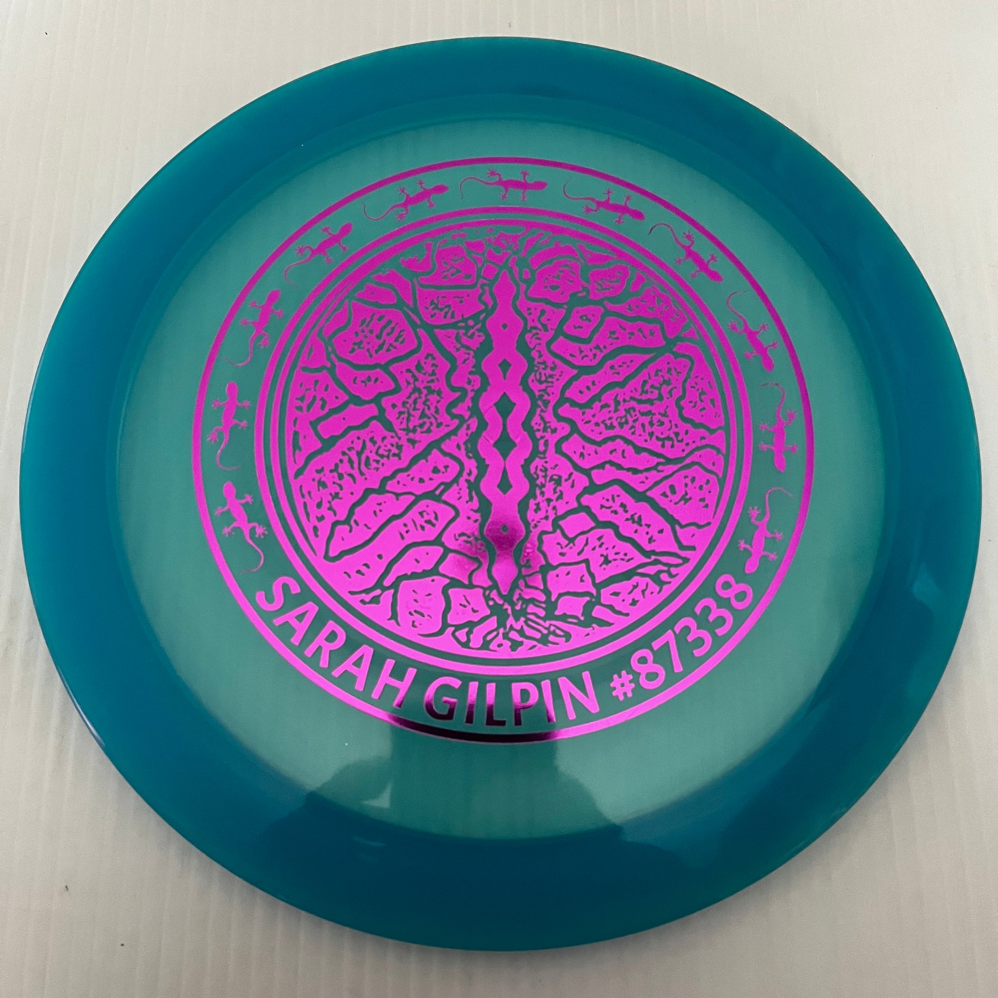 Dynamic Discs Sarah Gilpin Putting World Champion Signature Gecko Stamped Discs