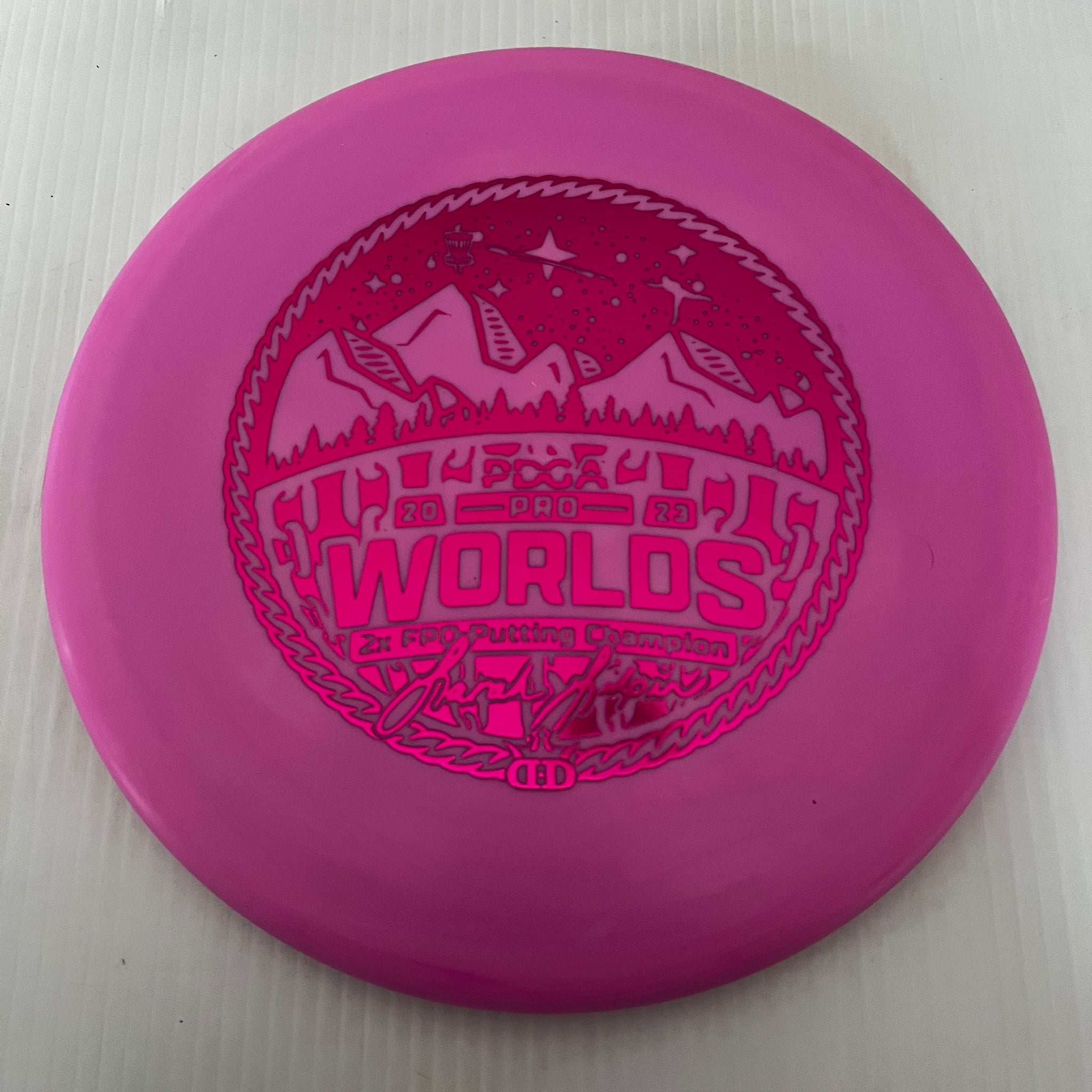 Dynamic Discs 2023 2x Sarah Gilpin Putting World Champion Signature Stamped Discs