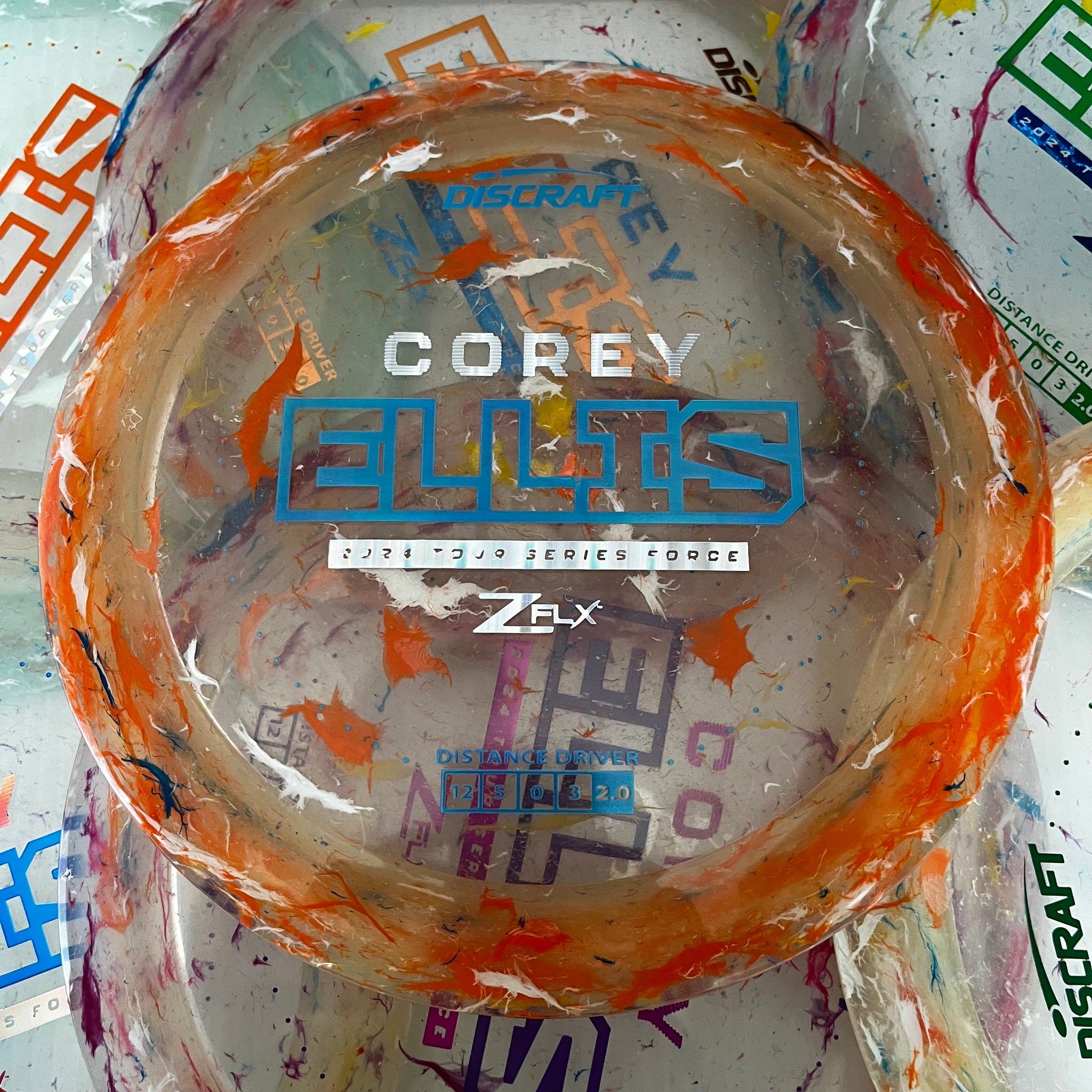 Discraft 2024 Corey Ellis Tour Series Jawbreaker Z FLX Force 12/5/0/3