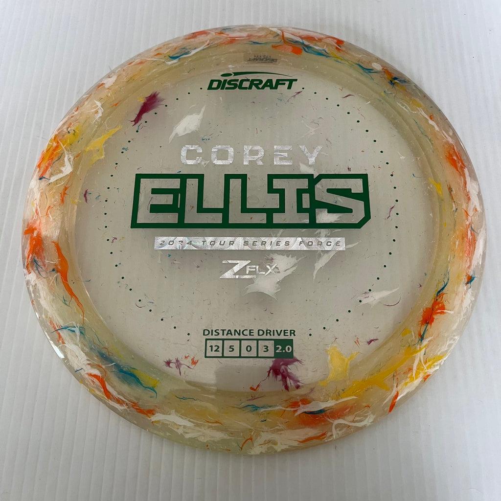 Discraft 2024 Corey Ellis Tour Series Jawbreaker Z FLX Force 12/5/0/3