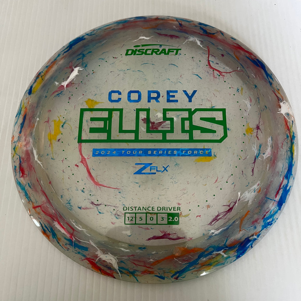 Discraft 2024 Corey Ellis Tour Series Jawbreaker Z FLX Force 12/5/0/3