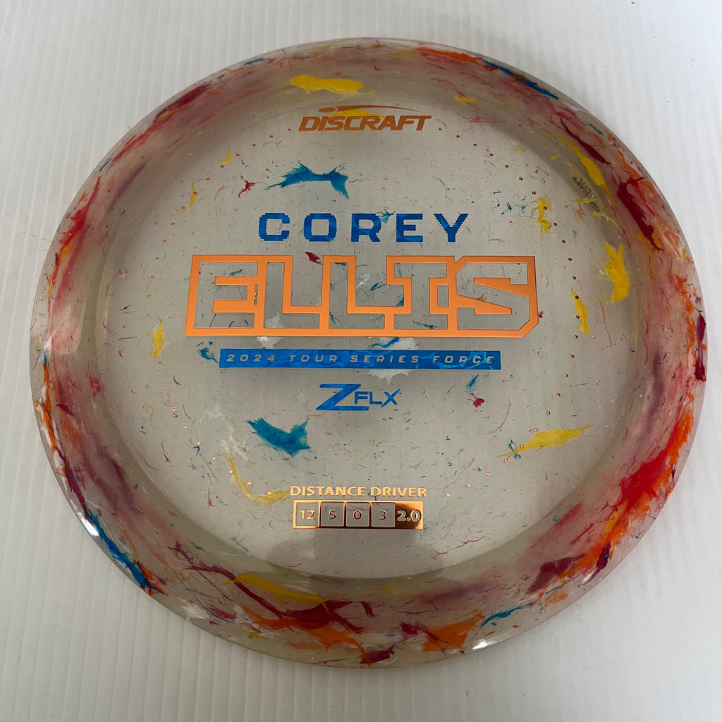 Discraft 2024 Corey Ellis Tour Series Jawbreaker Z FLX Force 12/5/0/3
