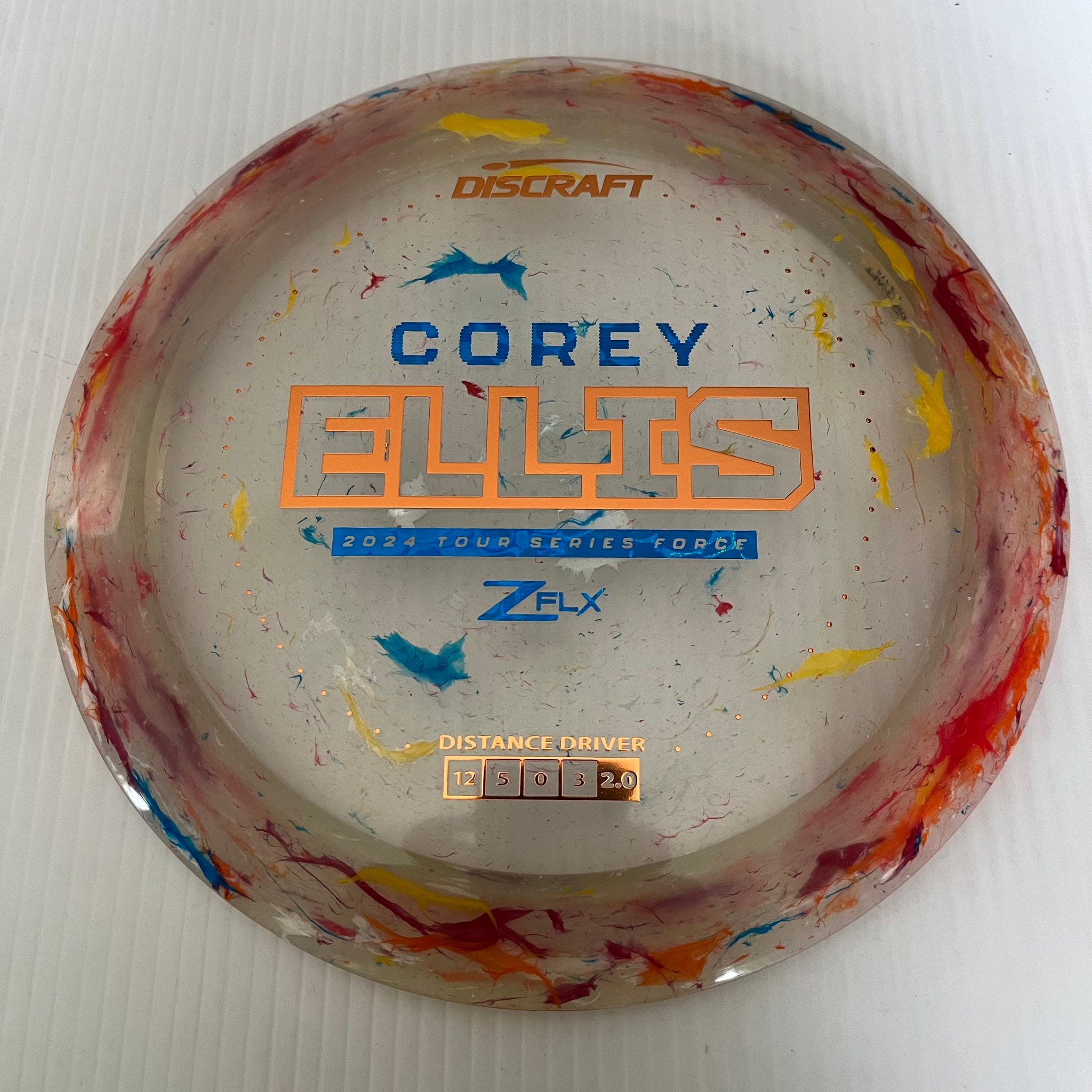 Discraft 2024 Corey Ellis Tour Series Jawbreaker Z FLX Force 12/5/0/3