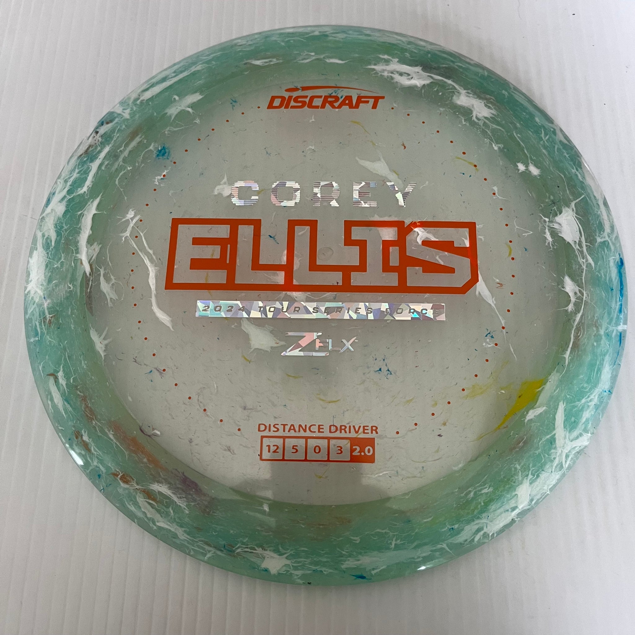 Discraft 2024 Corey Ellis Tour Series Jawbreaker Z FLX Force 12/5/0/3