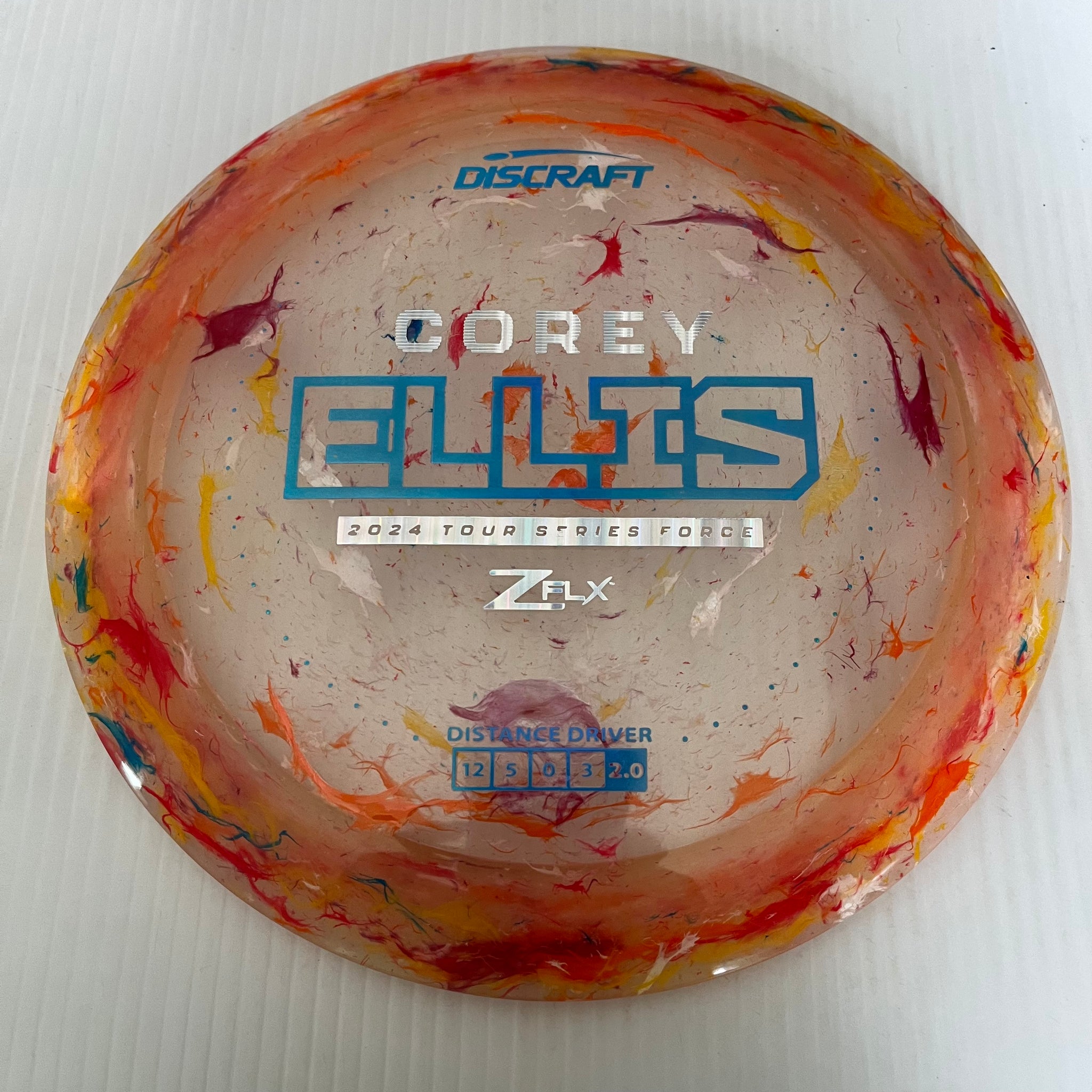Discraft 2024 Corey Ellis Tour Series Jawbreaker Z FLX Force 12/5/0/3