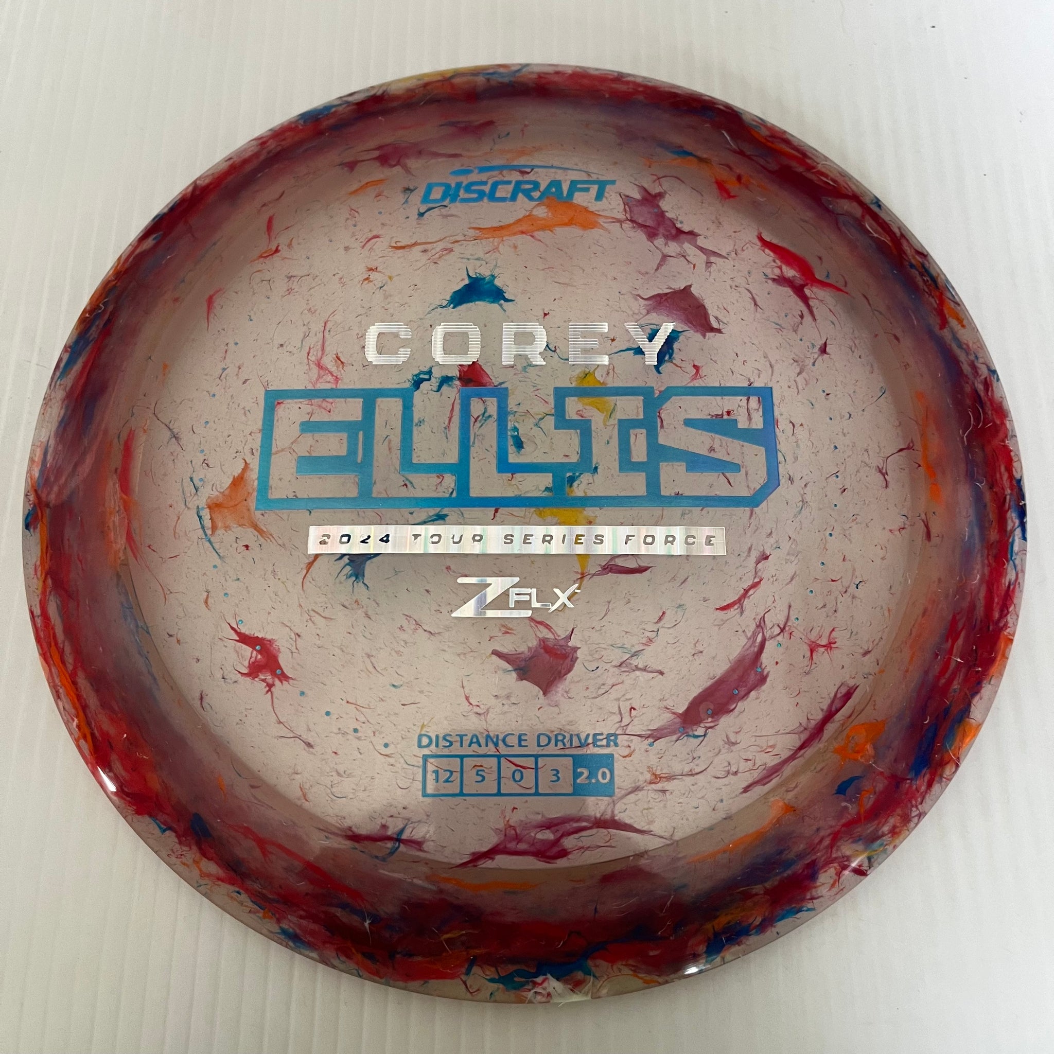 Discraft 2024 Corey Ellis Tour Series Jawbreaker Z FLX Force 12/5/0/3