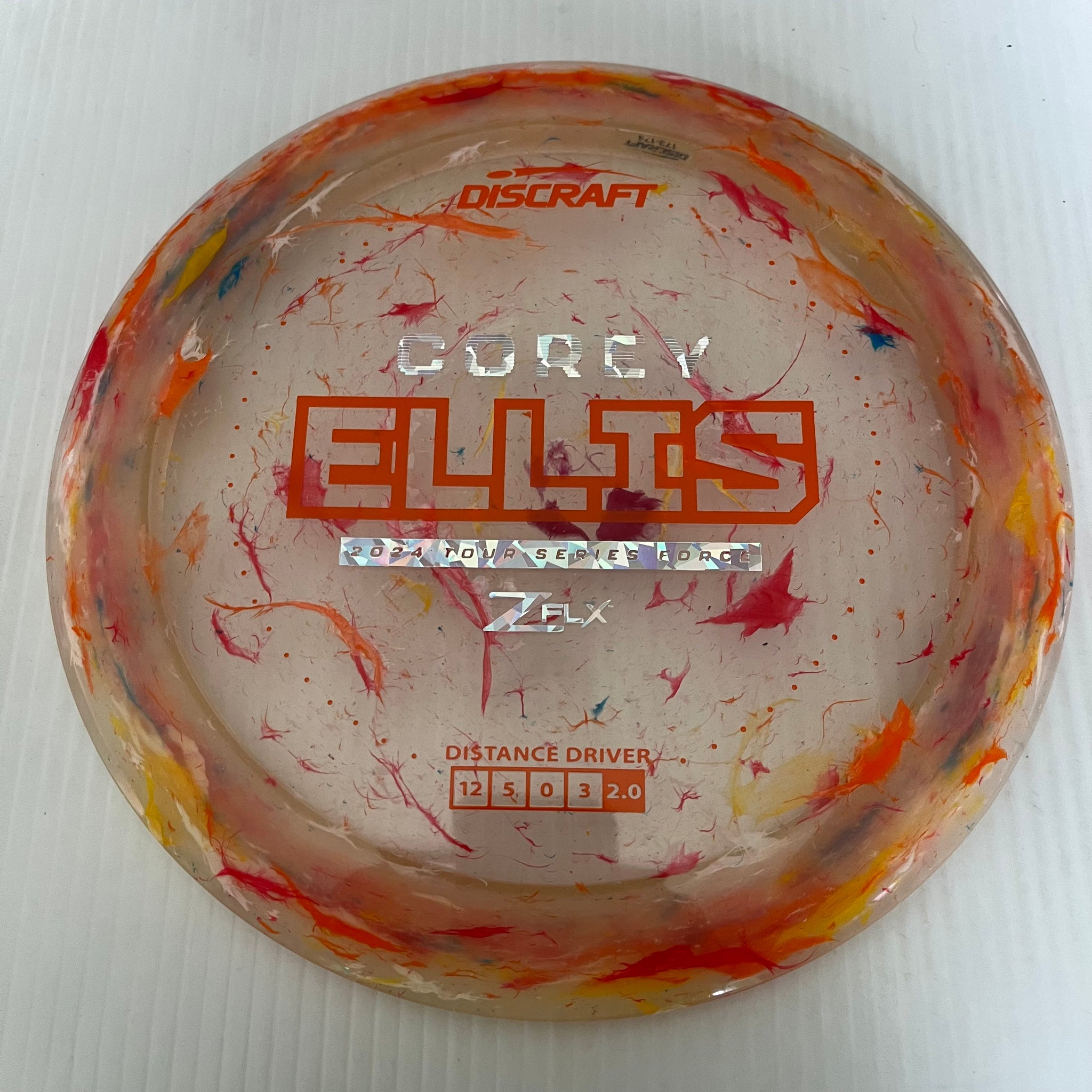 Discraft 2024 Corey Ellis Tour Series Jawbreaker Z FLX Force 12/5/0/3