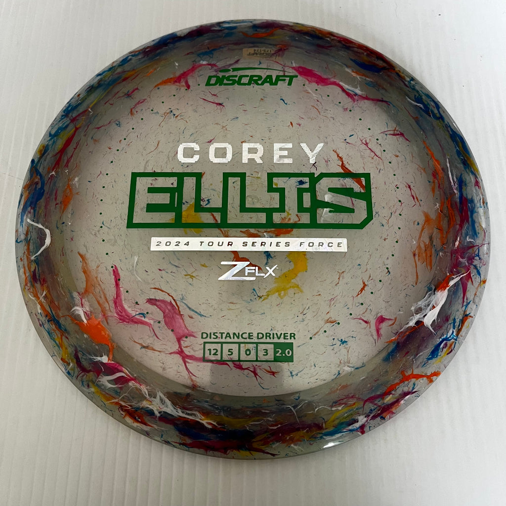 Discraft 2024 Corey Ellis Tour Series Jawbreaker Z FLX Force 12/5/0/3