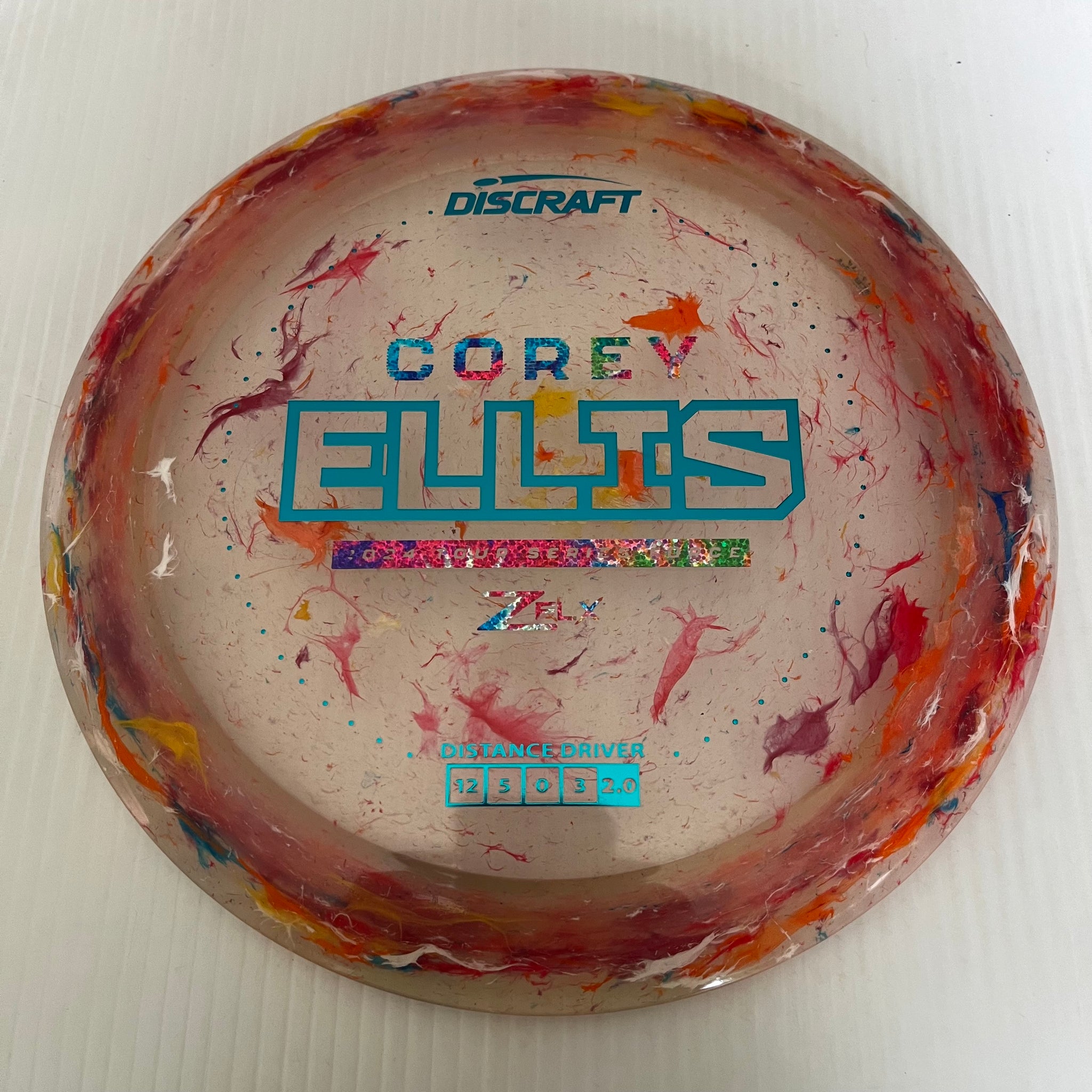 Discraft 2024 Corey Ellis Tour Series Jawbreaker Z FLX Force 12/5/0/3