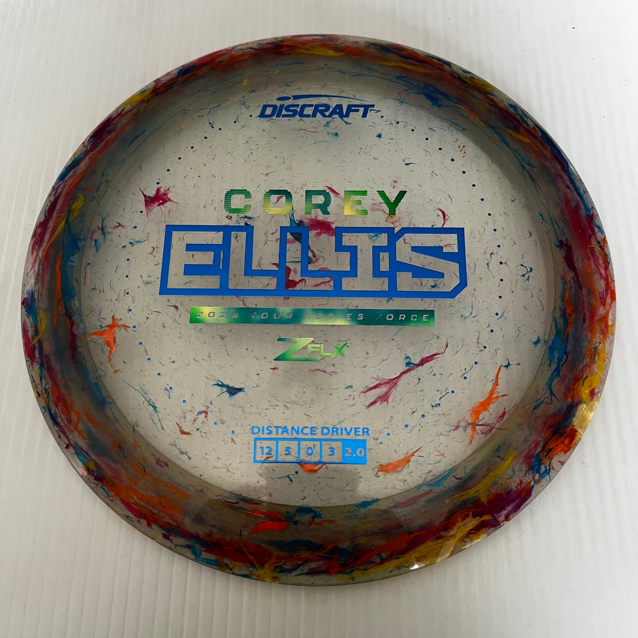 Discraft 2024 Corey Ellis Tour Series Jawbreaker Z FLX Force 12/5/0/3