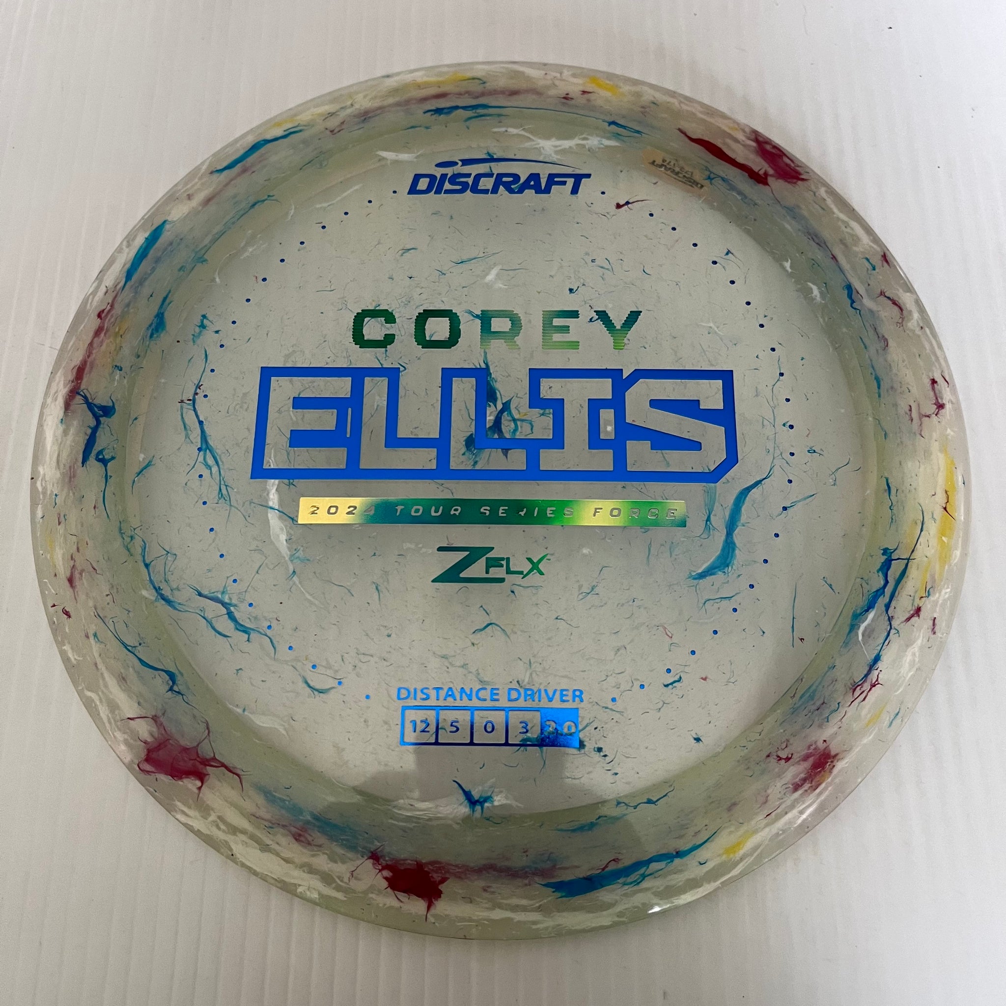 Discraft 2024 Corey Ellis Tour Series Jawbreaker Z FLX Force 12/5/0/3