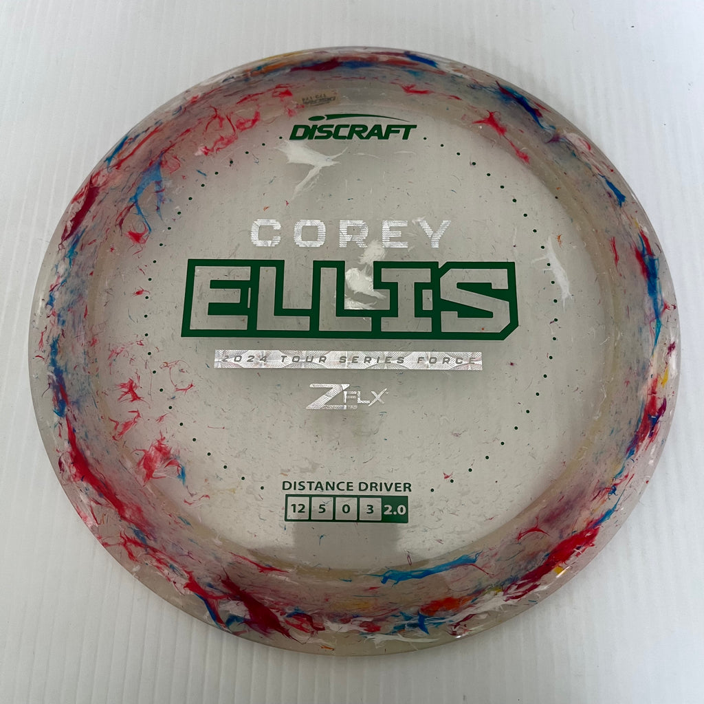Discraft 2024 Corey Ellis Tour Series Jawbreaker Z FLX Force 12/5/0/3