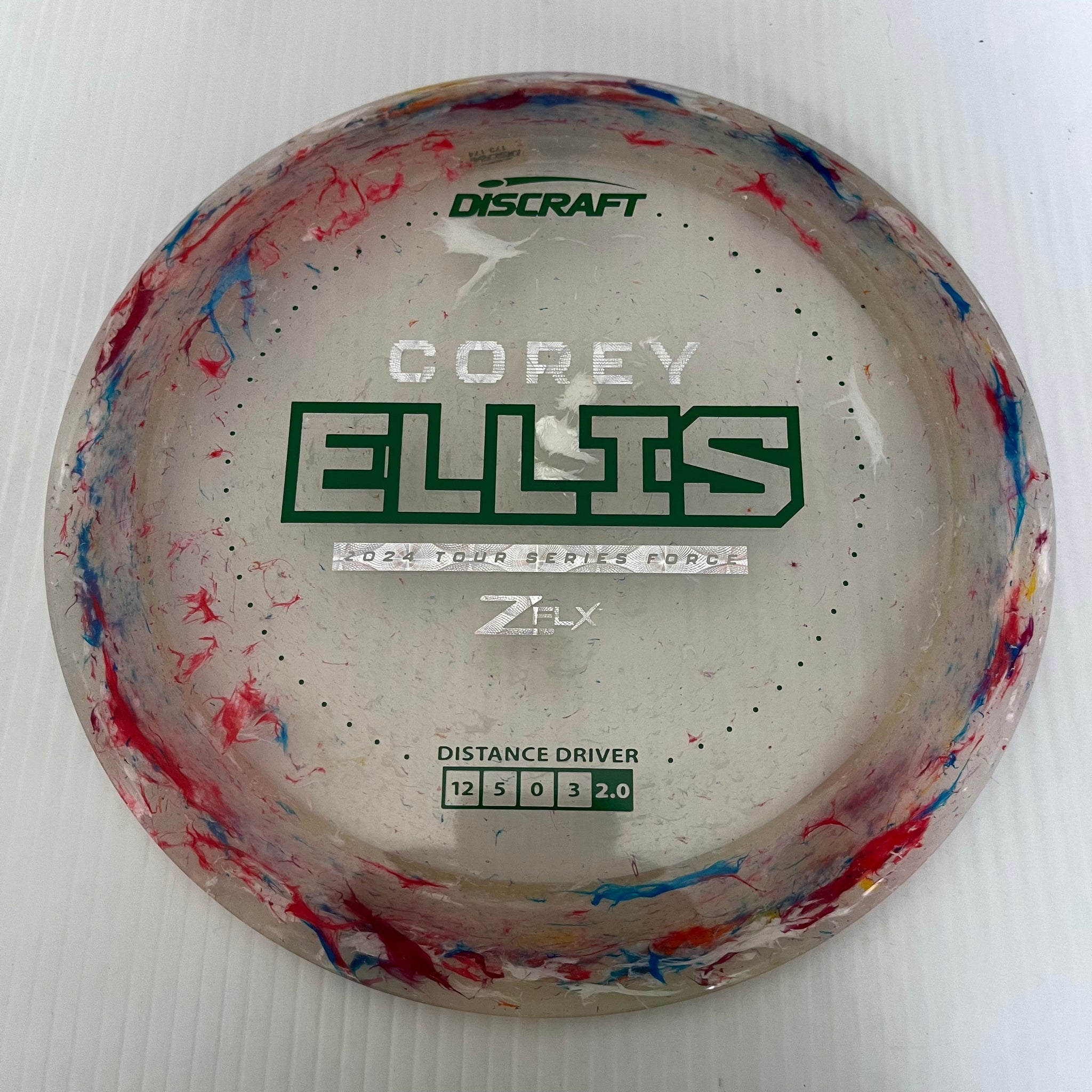 Discraft 2024 Corey Ellis Tour Series Jawbreaker Z FLX Force 12/5/0/3