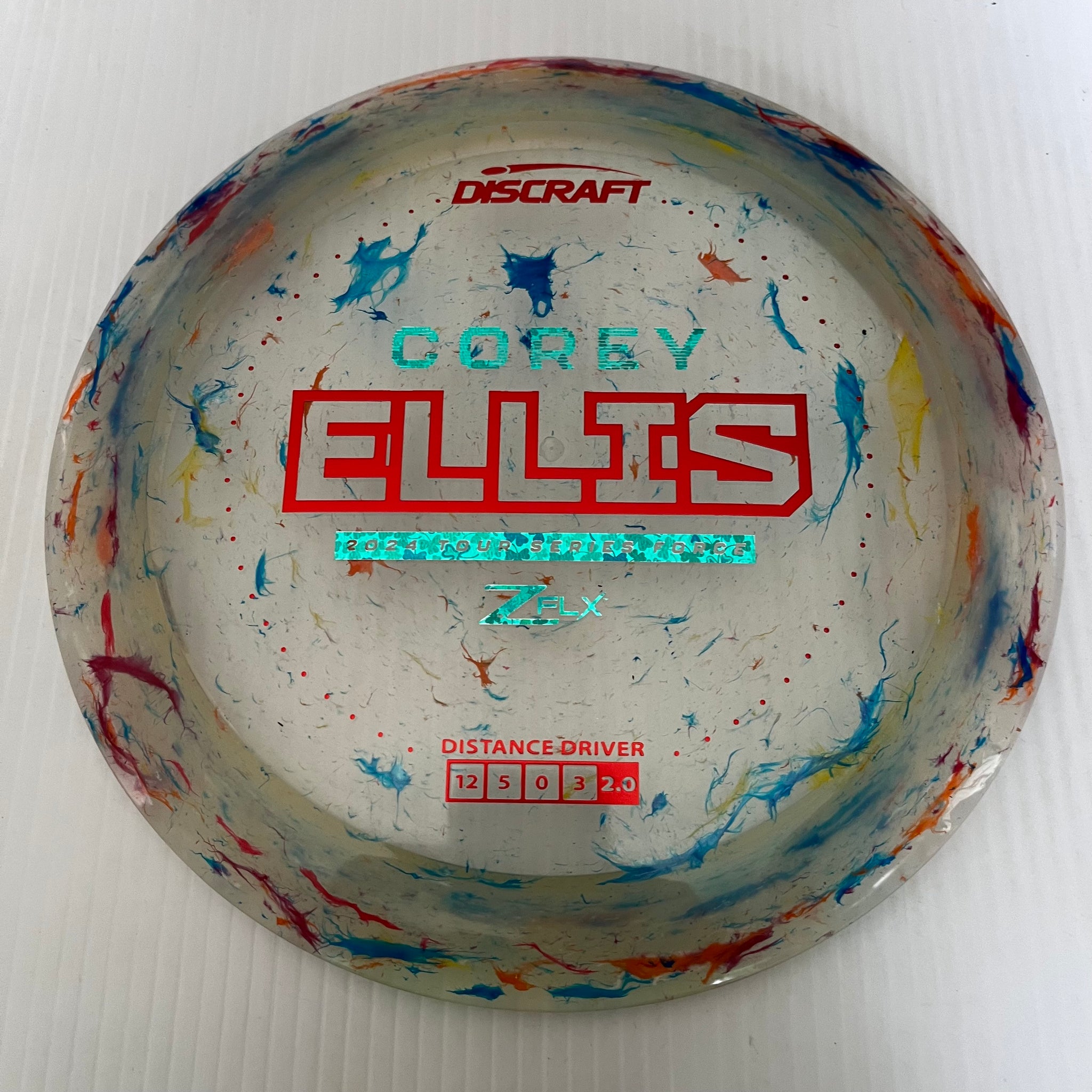 Discraft 2024 Corey Ellis Tour Series Jawbreaker Z FLX Force 12/5/0/3